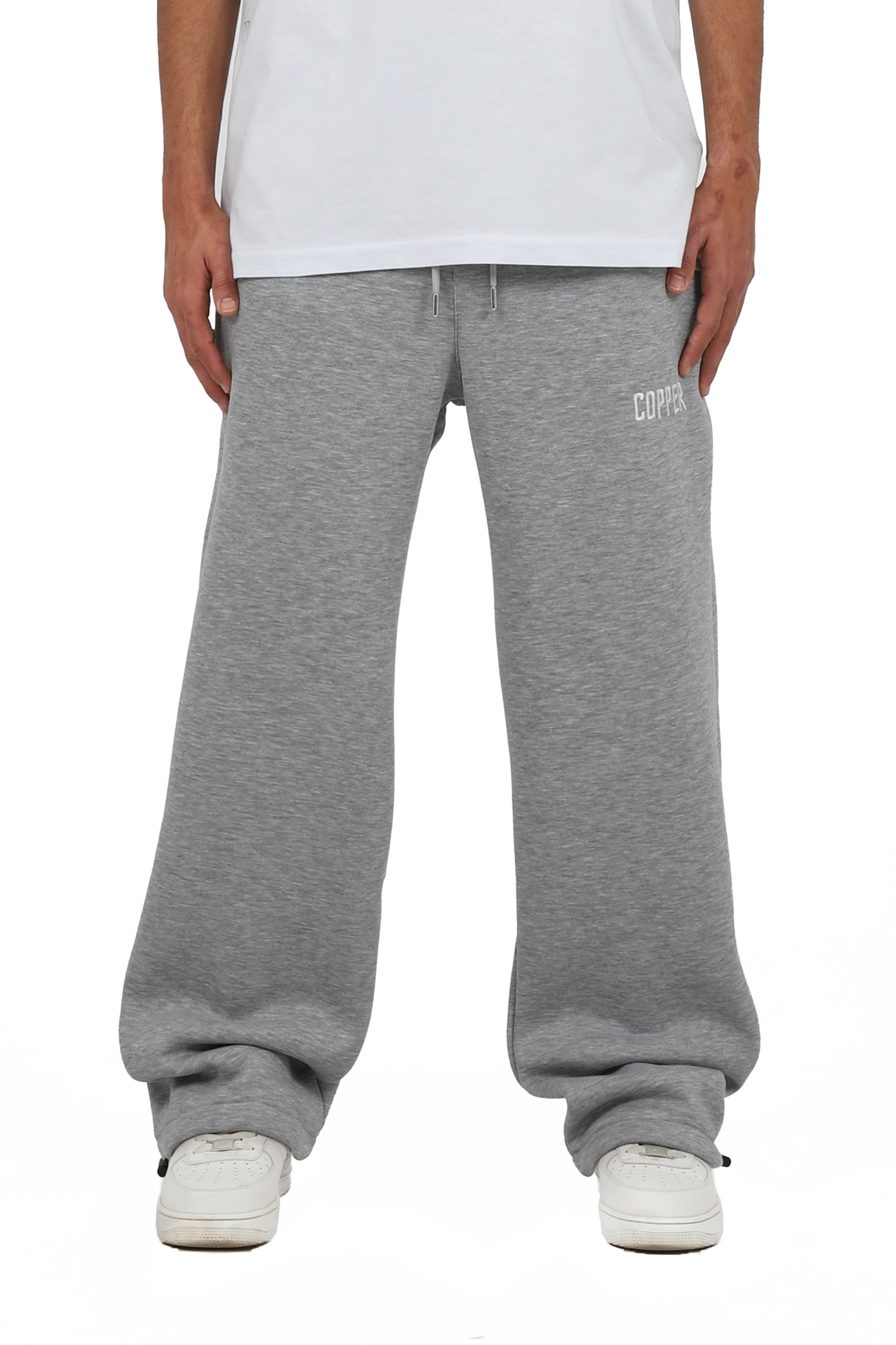 Kışlık Copper Premium Ayarlanabilir Paça Eşofman Altı - Gri