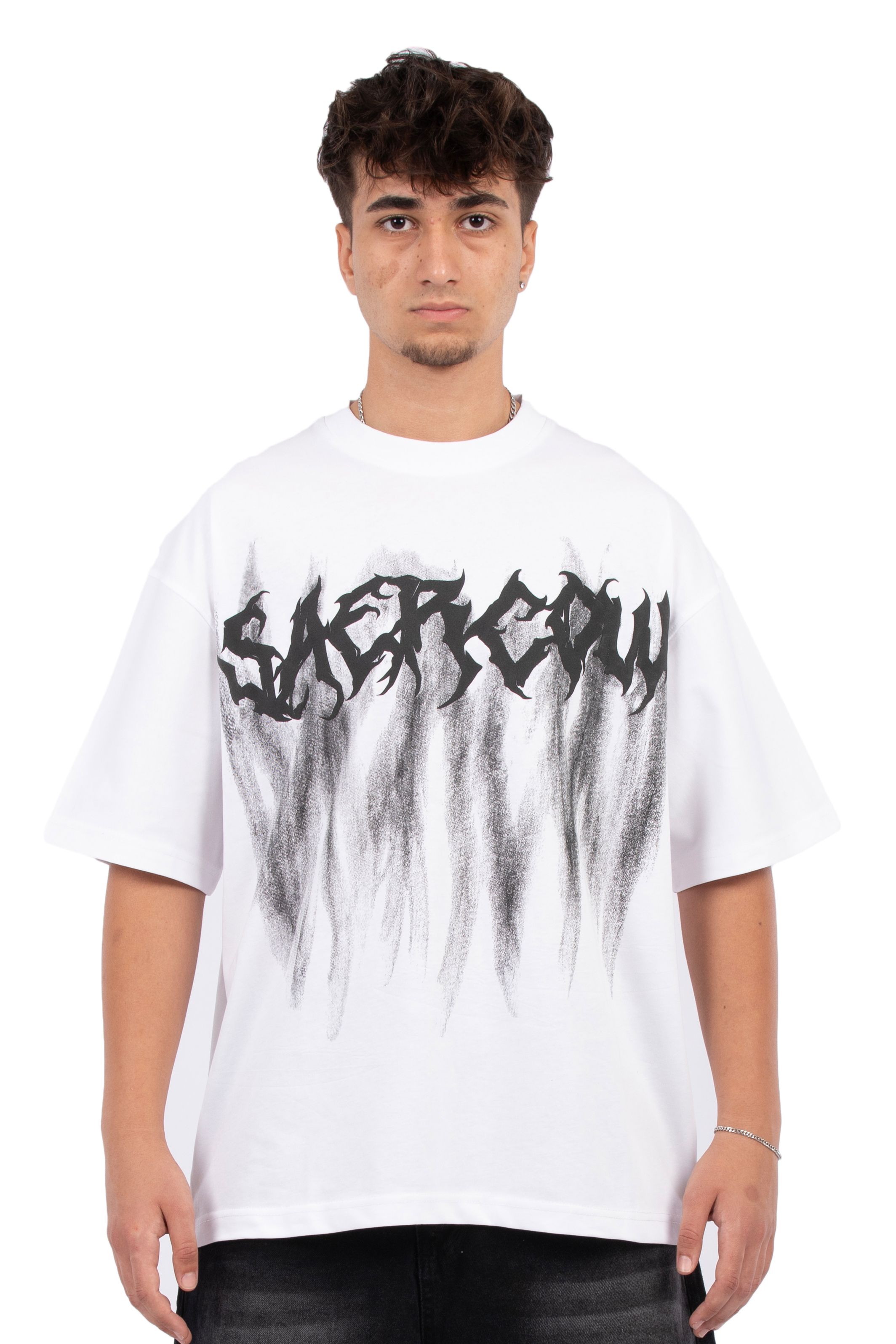 Saercow Baskılı Oversize Tişört