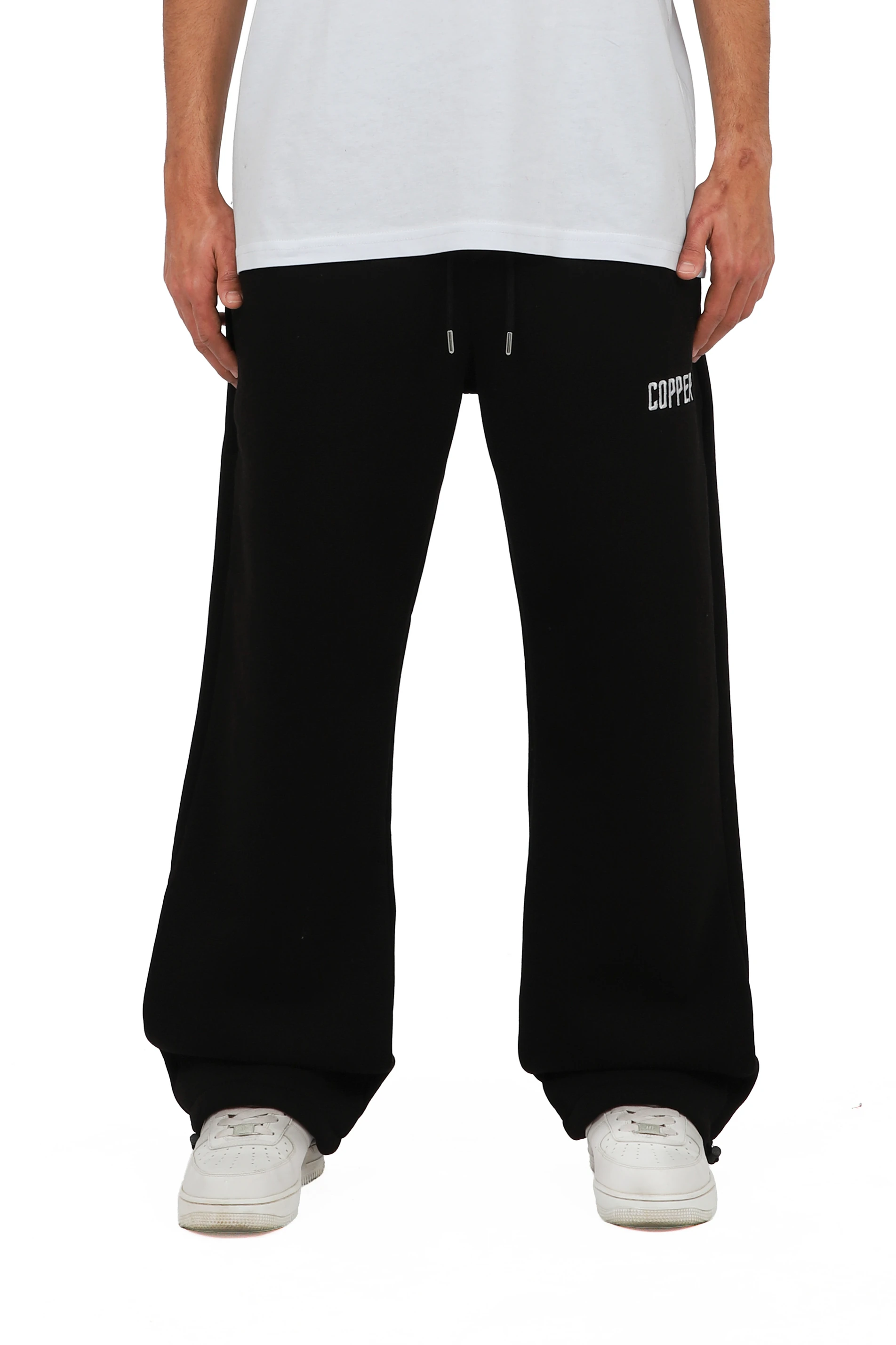 Kışlık Copper Premium Ayarlanabilir Paça Eşofman Altı - Siyah