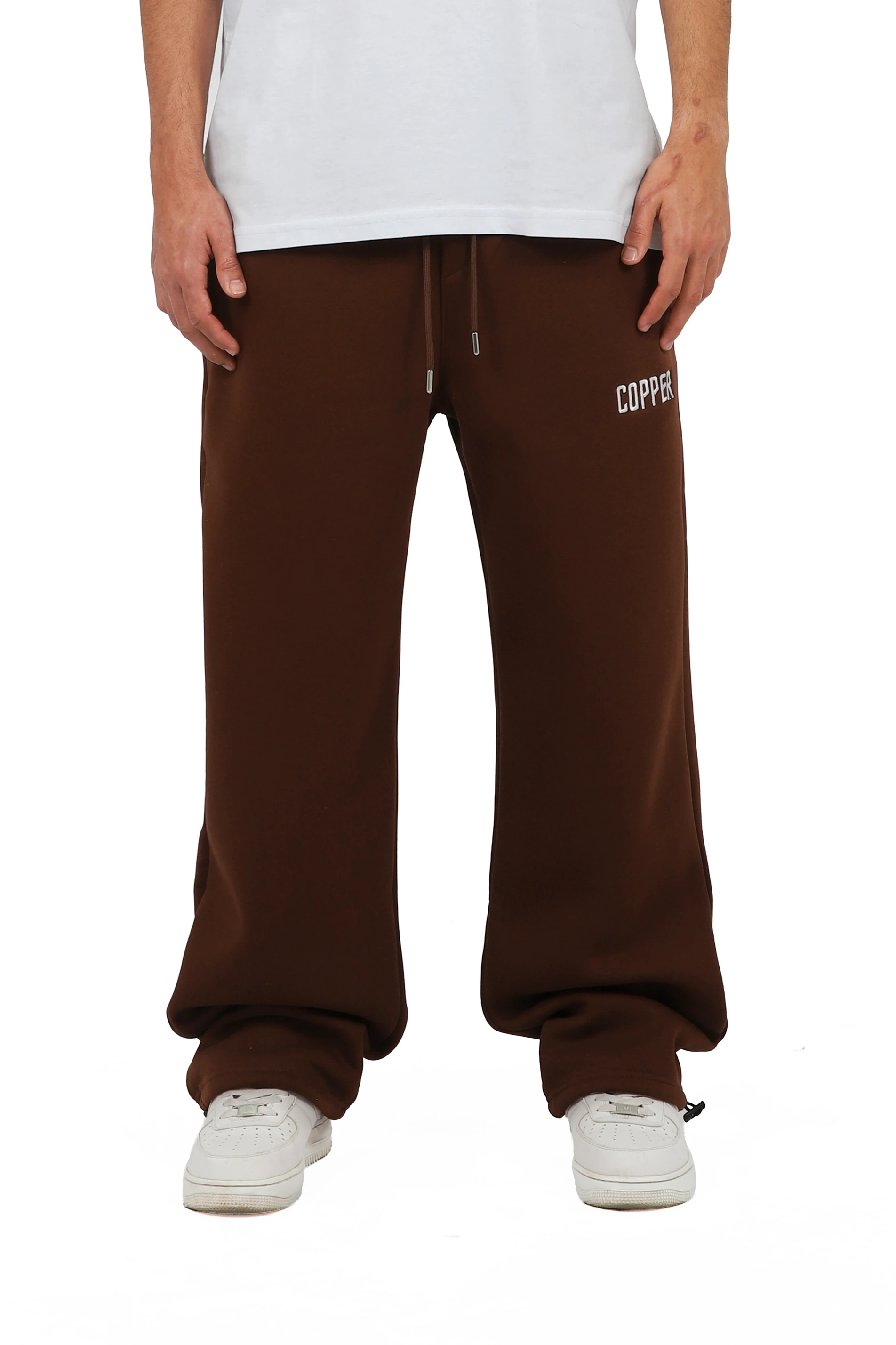 Kışlık Copper Premium Ayarlanabilir Paça Eşofman Altı - Kahverengi