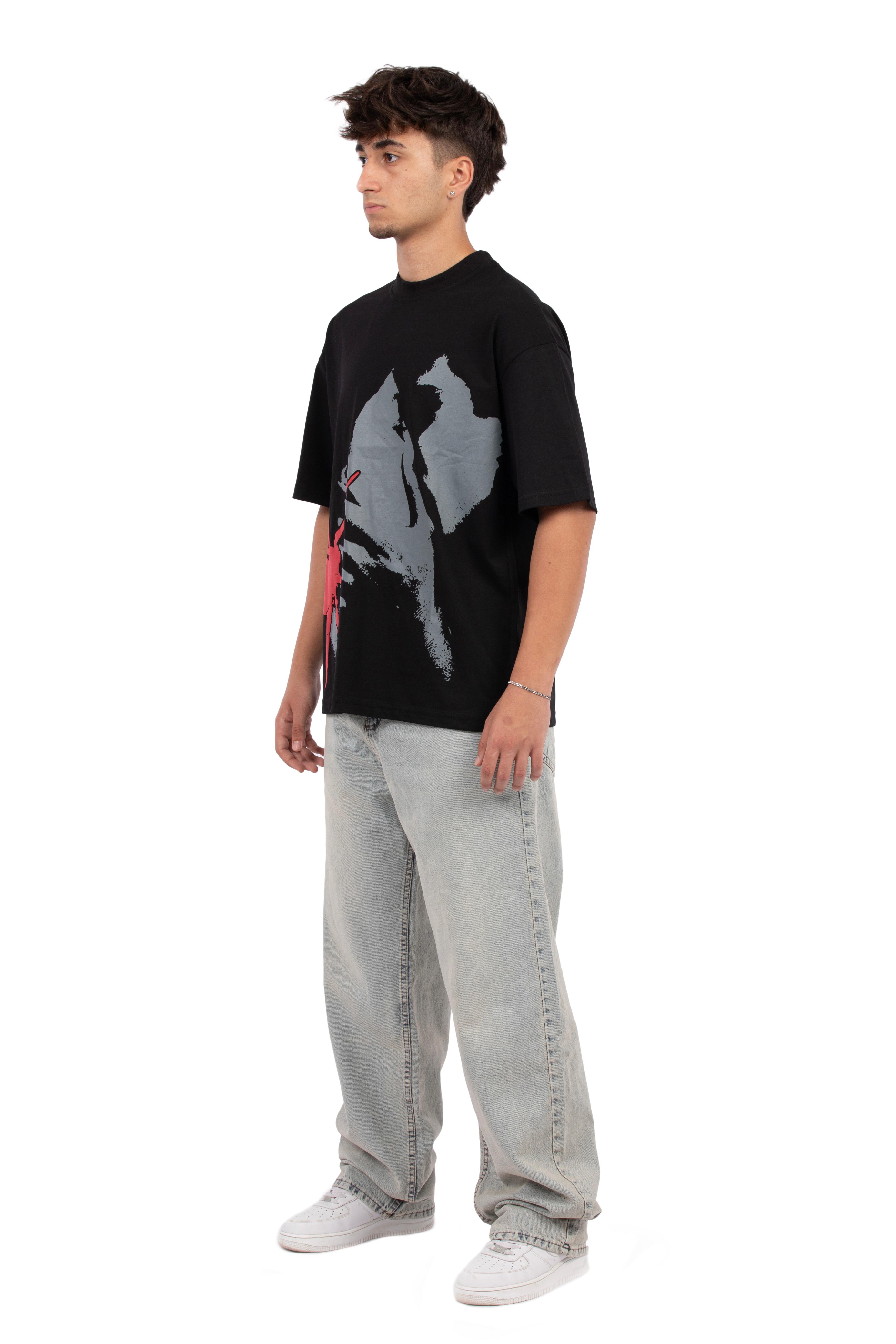 Revial Baskı Detay Oversize Tişört