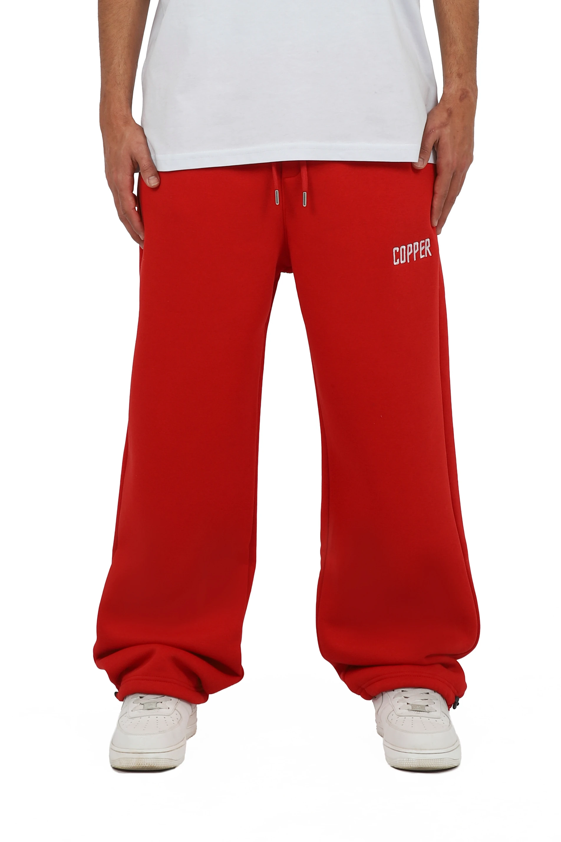 Kışlık Copper Premium Ayarlanabilir Paça Eşofman Altı - Kırmızı