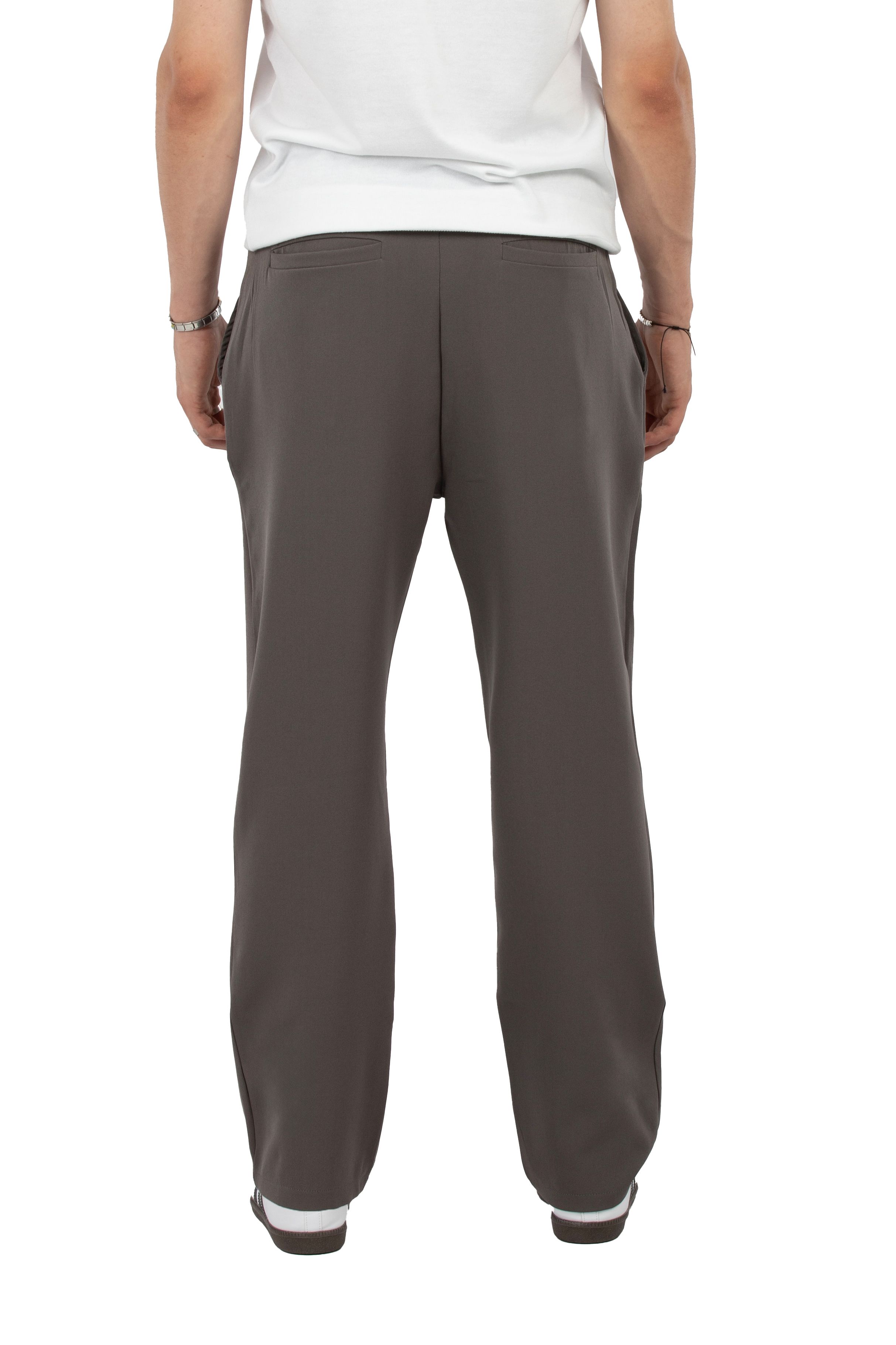 Relax Fit Pileli Basic Kumaş Pantolon - Antrasit