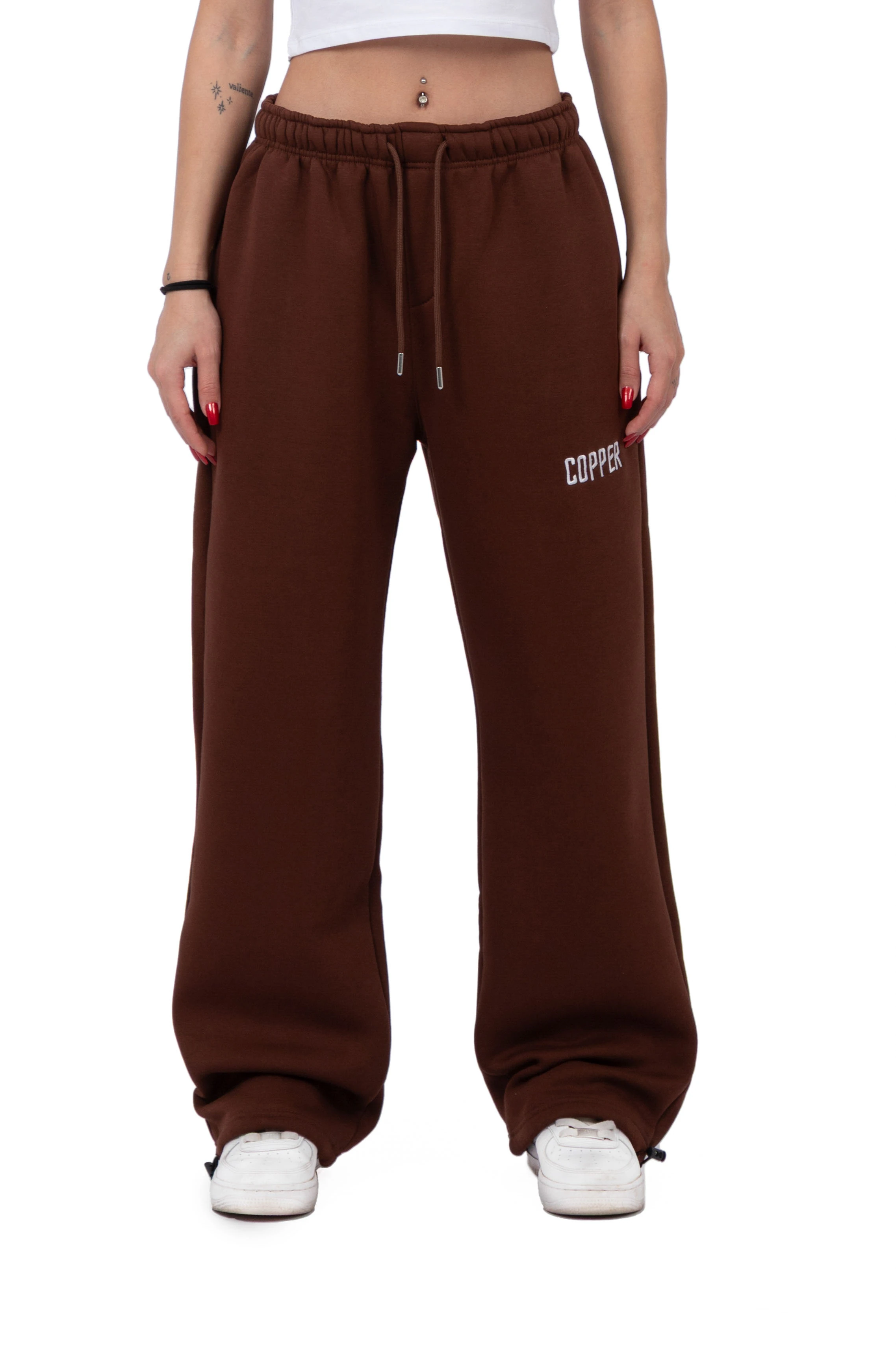 Kışlık Copper Premium Ayarlanabilir Paça Eşofman Altı - Kahverengi