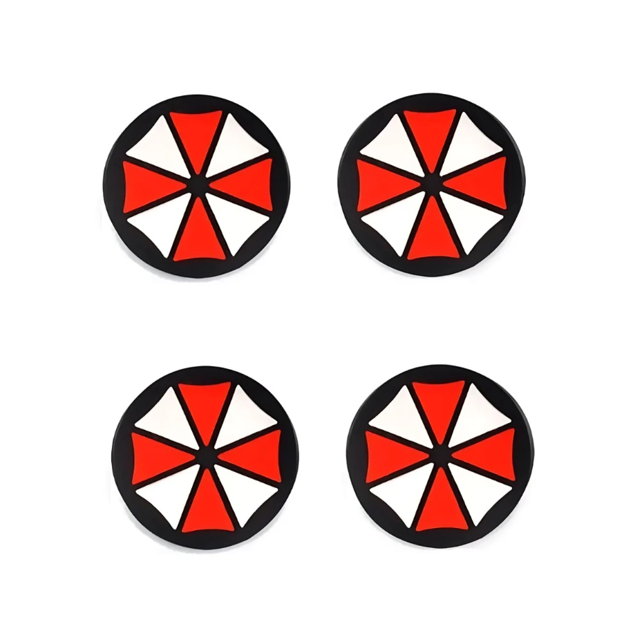 PS4 &amp; PS5 Uyumlu Analog Koruyucu Kapak – Umbrella Logo (4’lü Set)