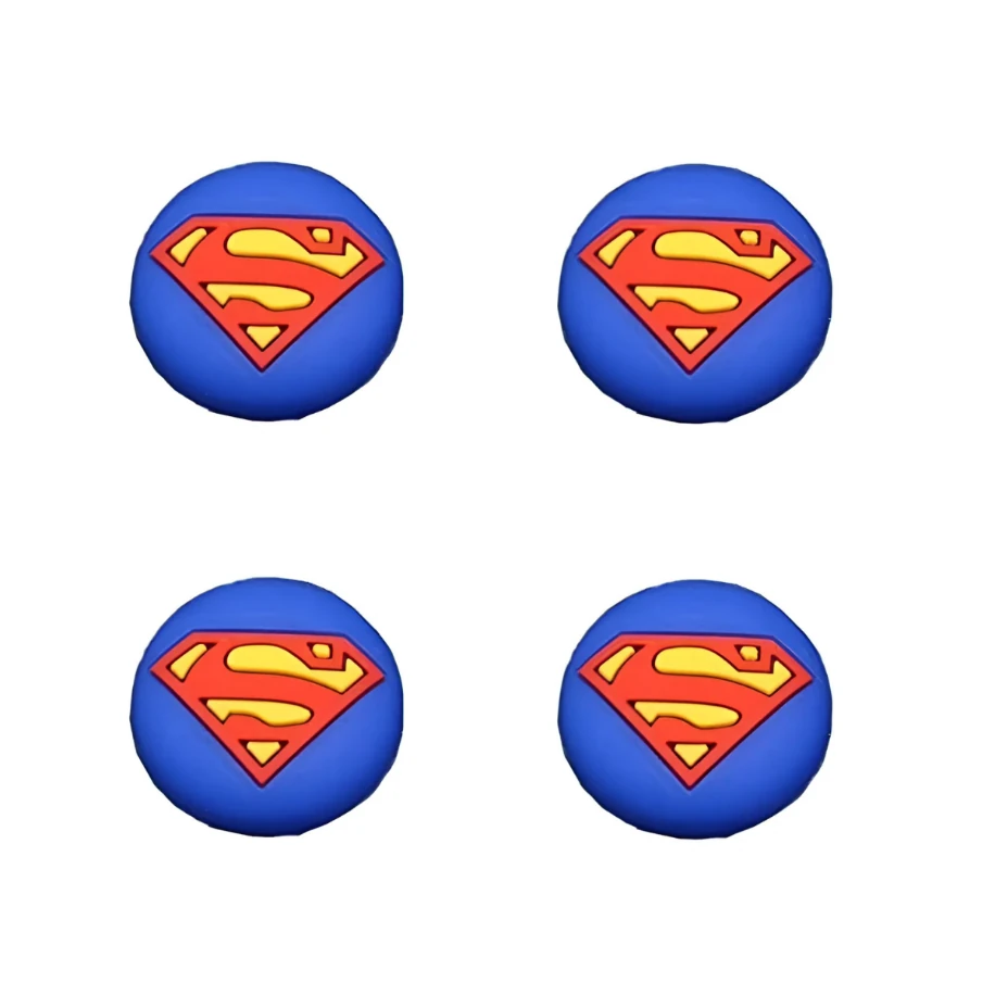 PS4 &amp; PS5 Uyumlu Analog Koruyucu Kapak – Superman Logo (4’lü Set)