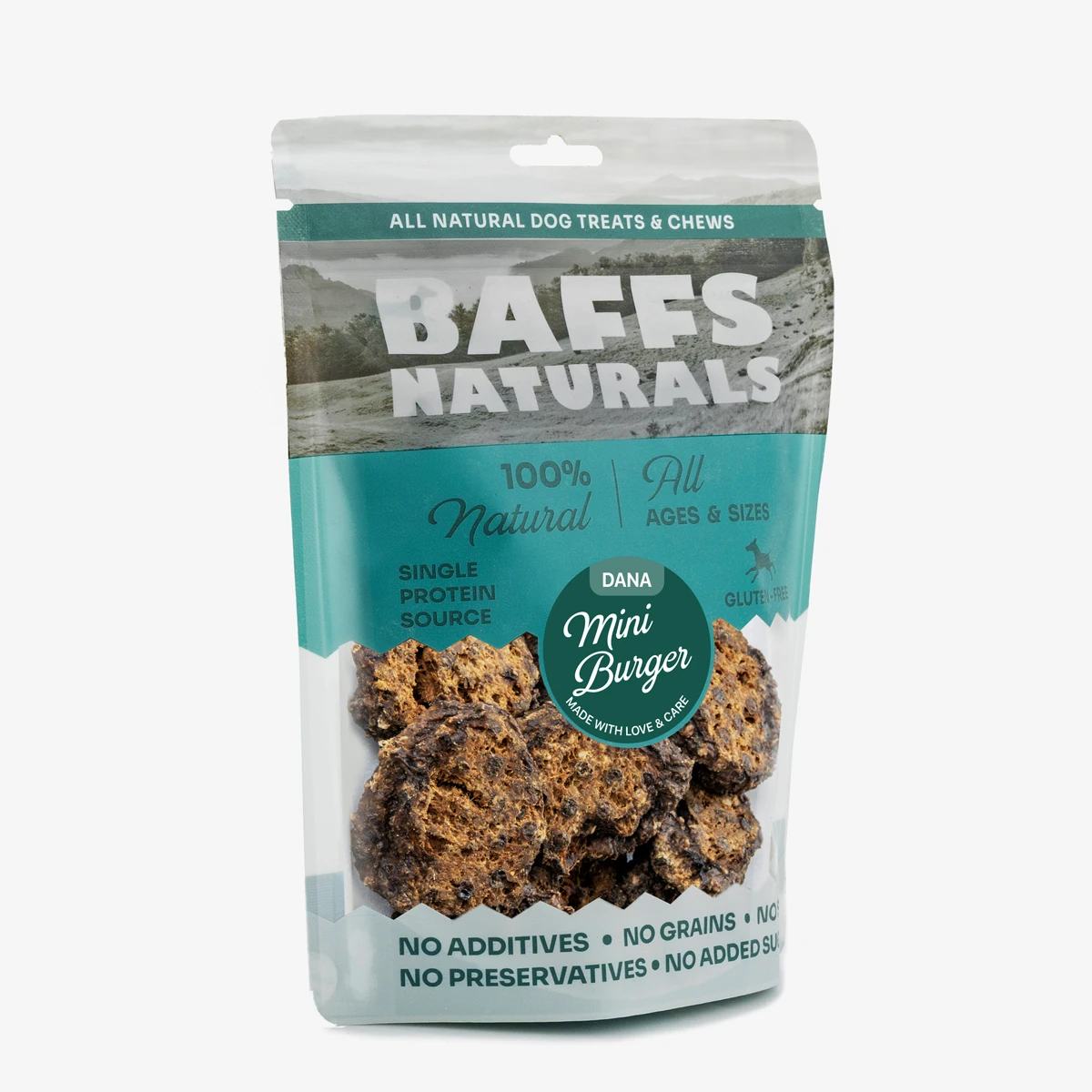 Dana Mini Burger %100 Doğal Köpek Ödül Maması 100 gr