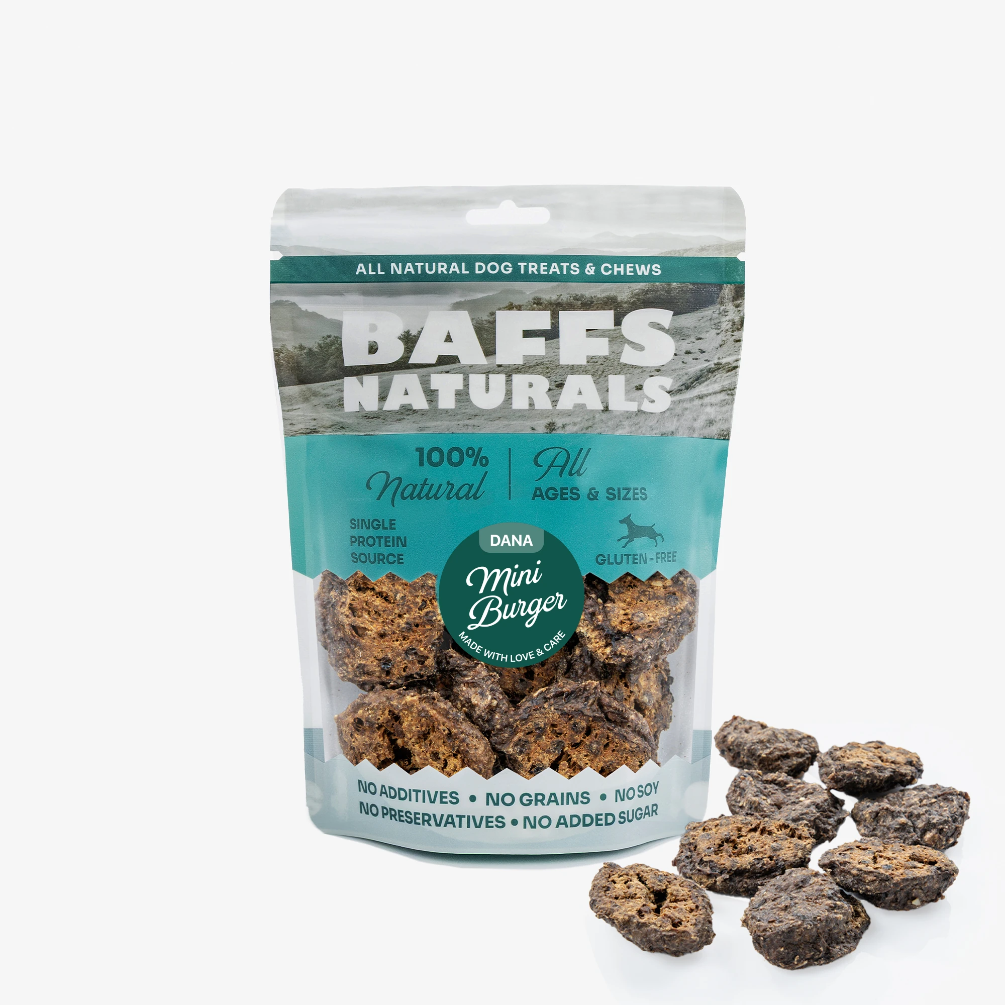 Dana Mini Burger %100 Doğal Köpek Ödül Maması 100 gr