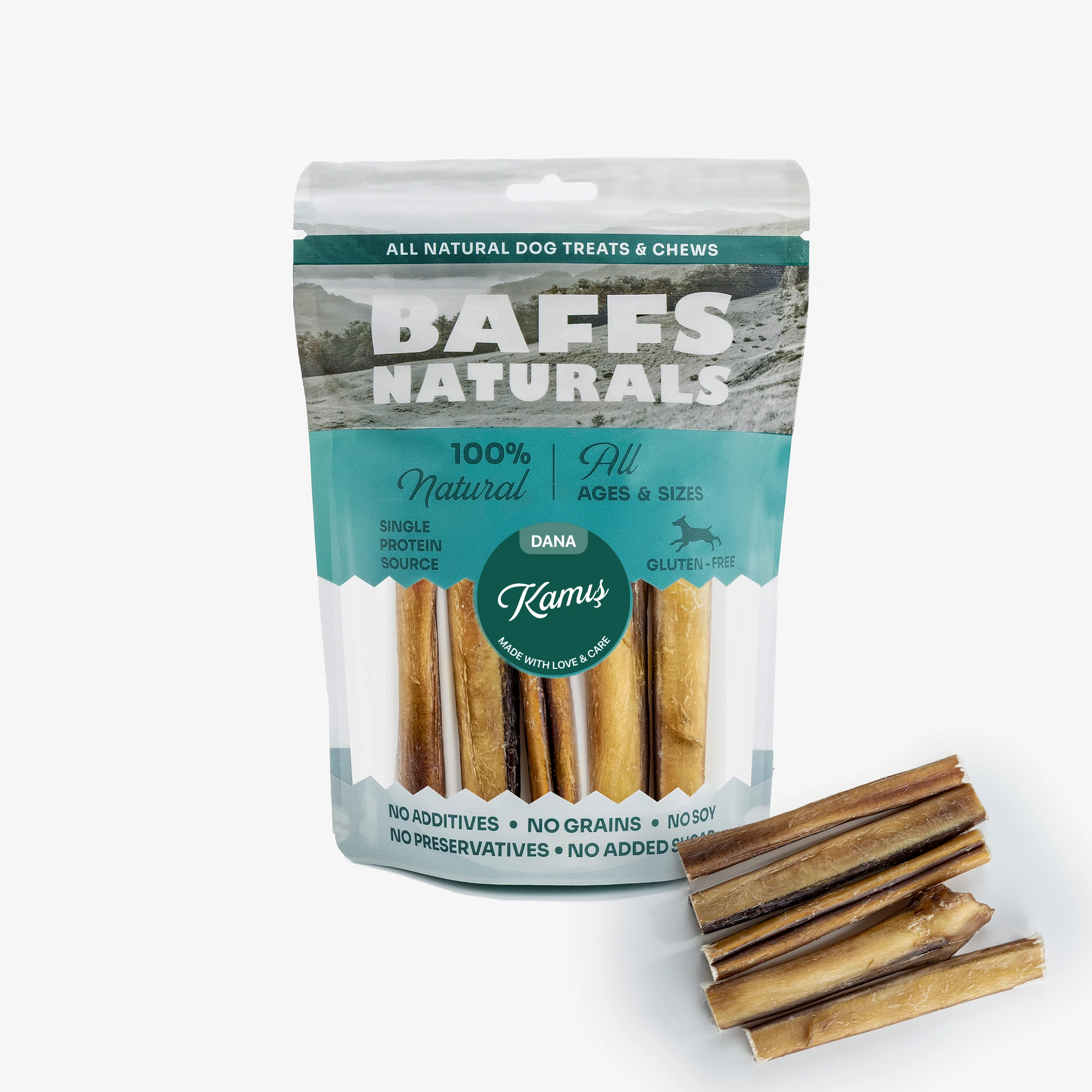 Dana Kamış Avantaj Paketi %100 Doğal Çiğnemelik Köpek Ödül Maması 200 gr