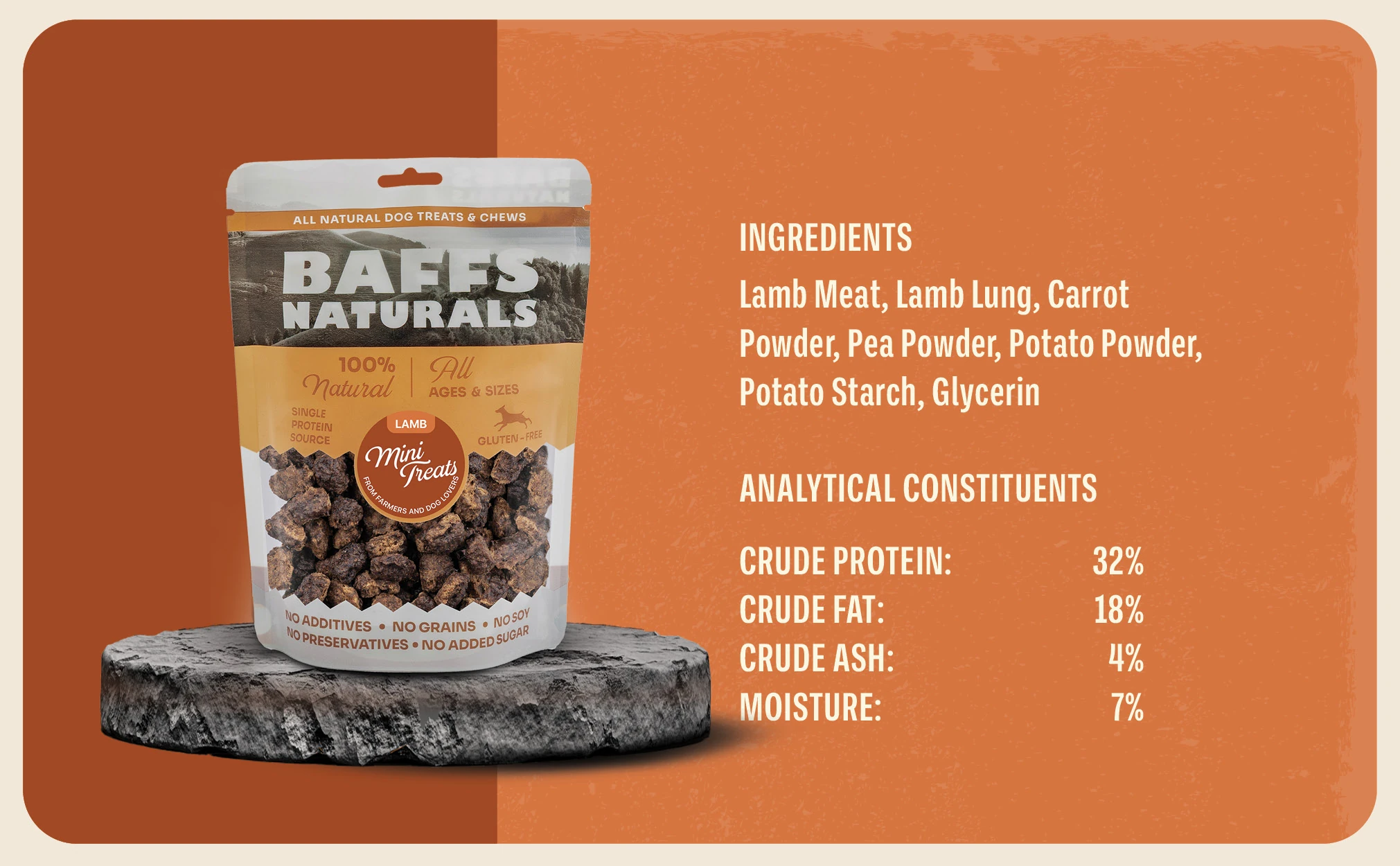 Kuzu Mini Ödül %100 Doğal Köpek Ödül Maması 100 gr