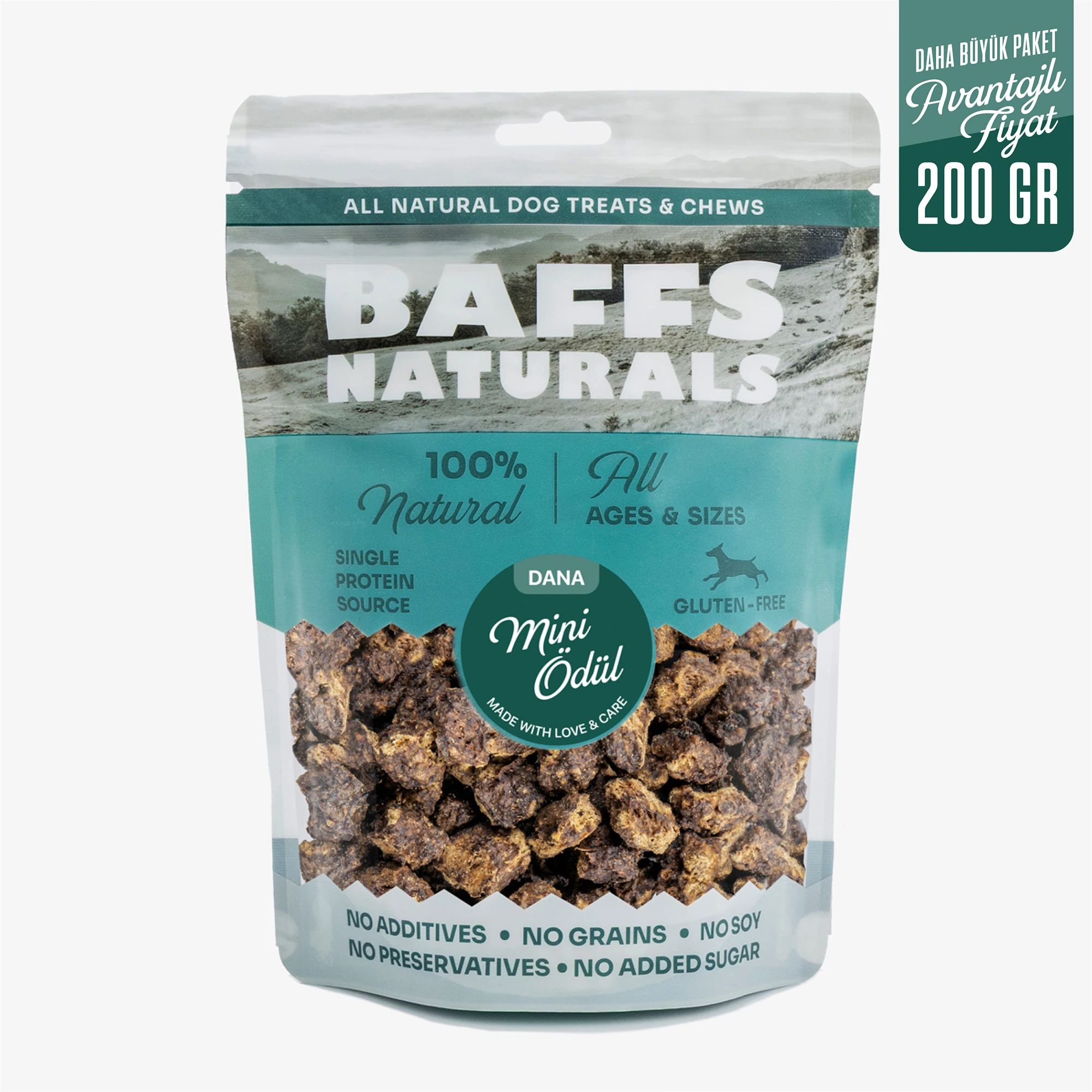 Dana Mini Ödül Avantaj Paketi %100 Doğal Köpek Ödül Maması 200 gr