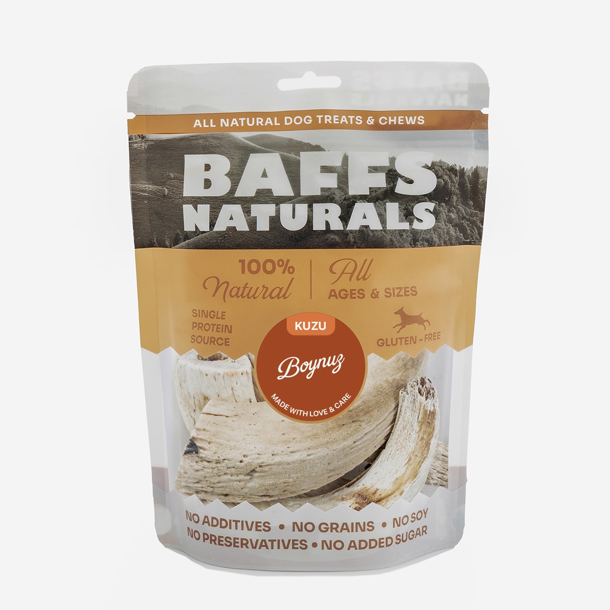 Kuzu Boynuz %100 Doğal Çiğnemelik Köpek Ödül Maması 100 gr