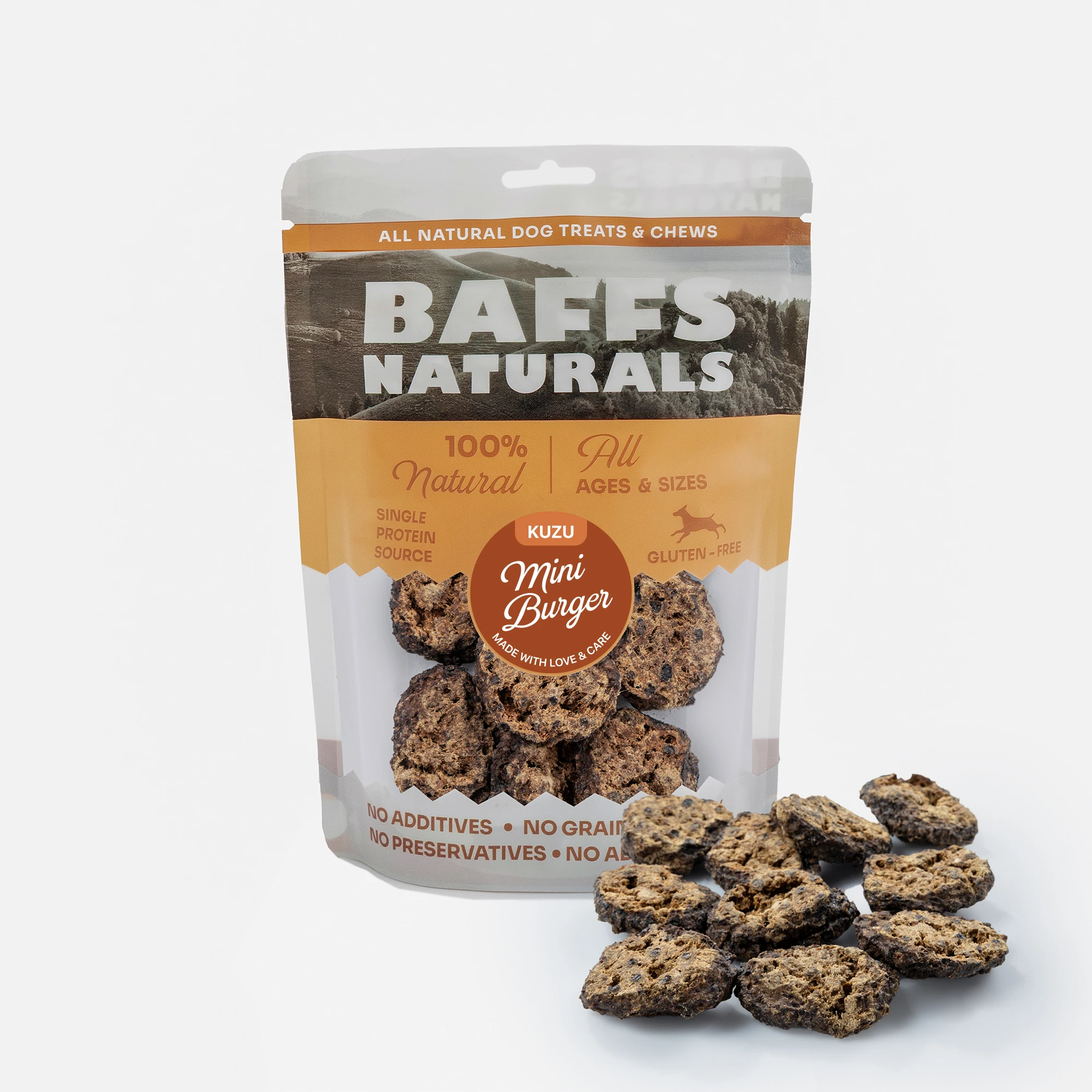 Kuzu Mini Burger %100 Doğal Köpek Ödül Maması 100 gr