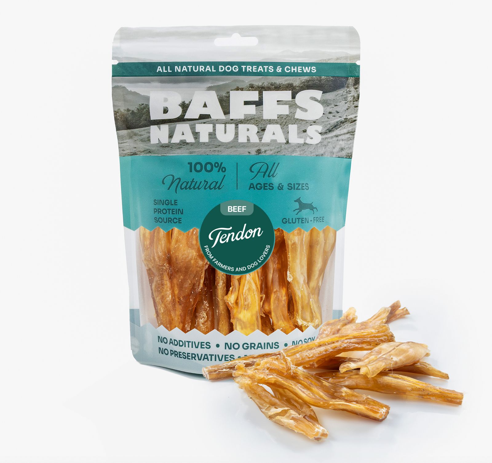 Dana Tendon %100 Doğal Çiğnemelik Köpek Ödül Maması 100 gr