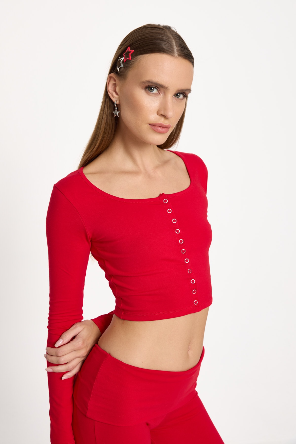JEAN CARDIGAN TOP 