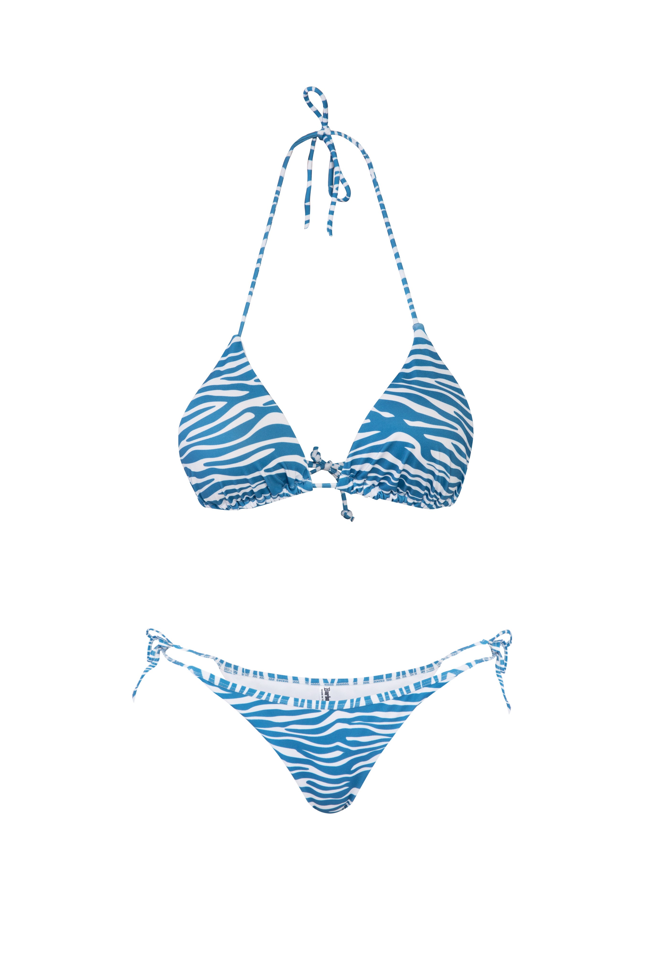 BLUE ZEBRA BIKINI BOTTOM