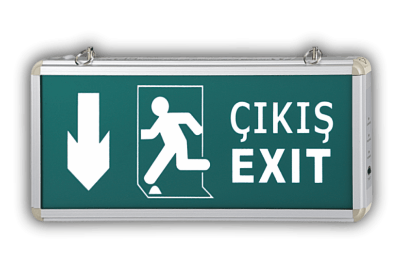 CT-9167 EXIT ÇIKIŞ TABELASI 3W LEDLİ