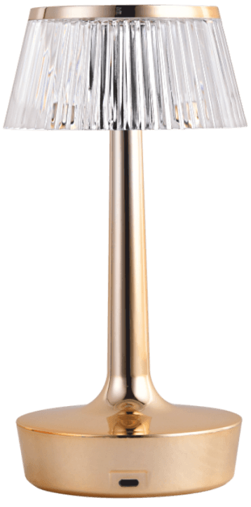 CT-8434 RİO ŞARJLI MASA LAMBASI GOLD