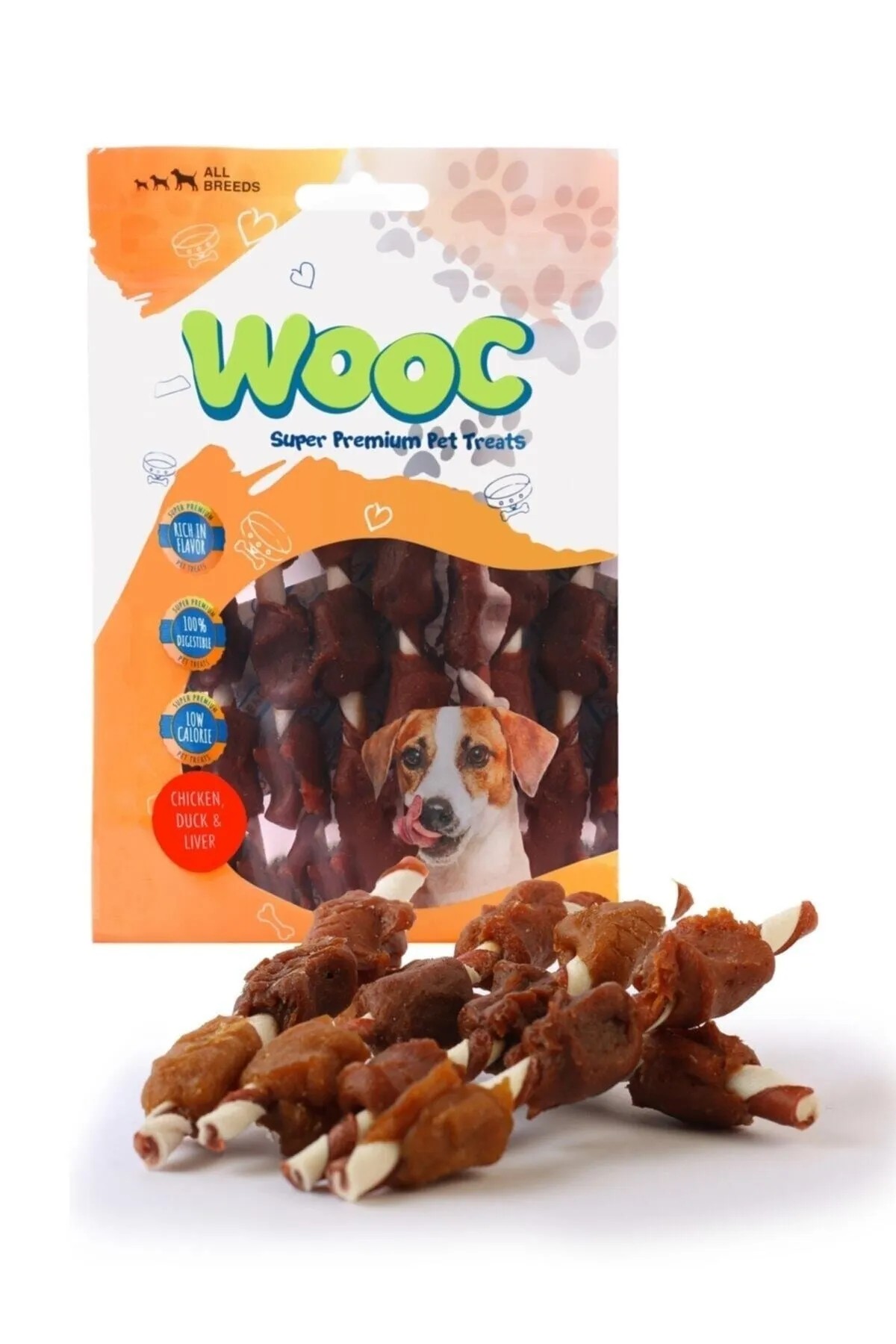 wooc Dog Tavuk&ördek&ciğer Sargılı Stick Köpek Ödül Maması