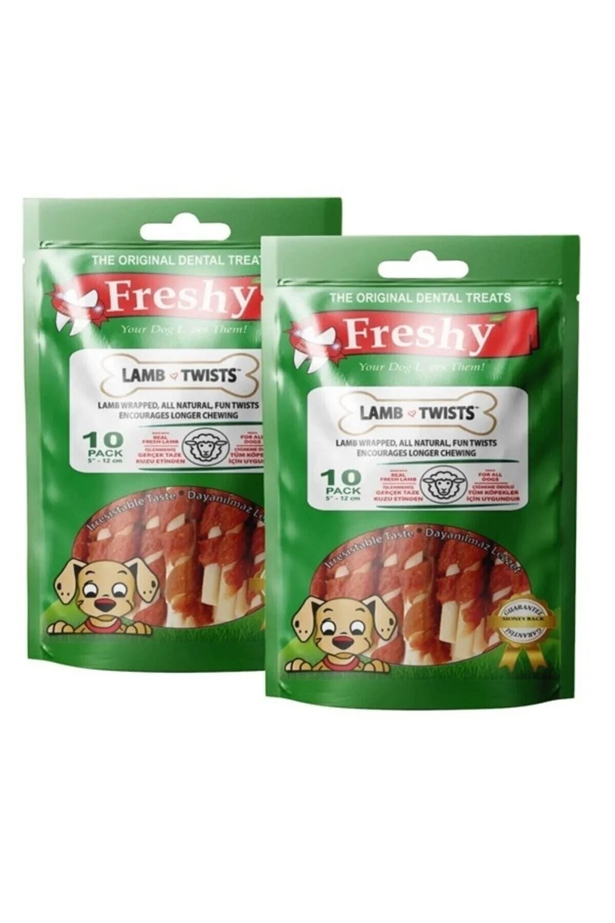 Freshy Lamb Twists Kuzulu Köpek Ödül Maması 2 X 100 Gr. (2 ADET)