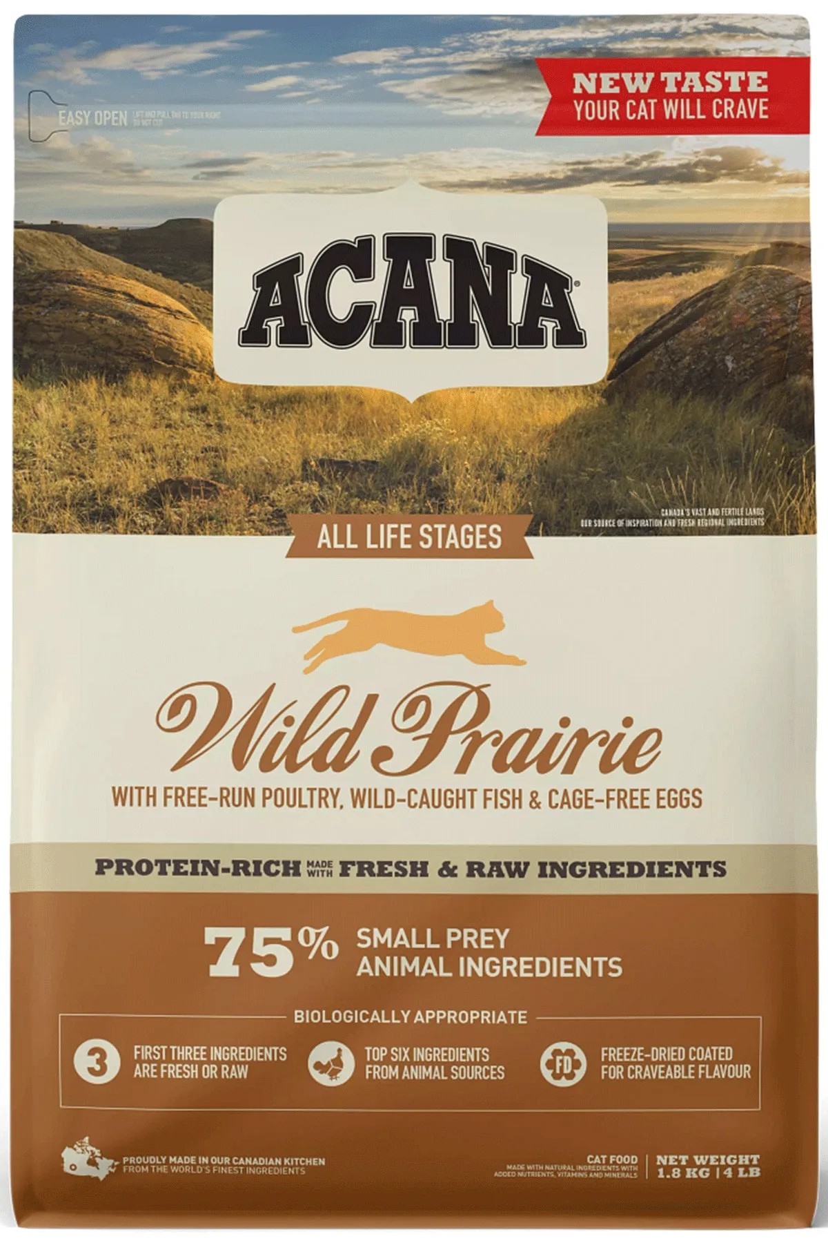 Acana Wild Prairie Tüm Irklar Için Kedi Maması 1,8 Kg