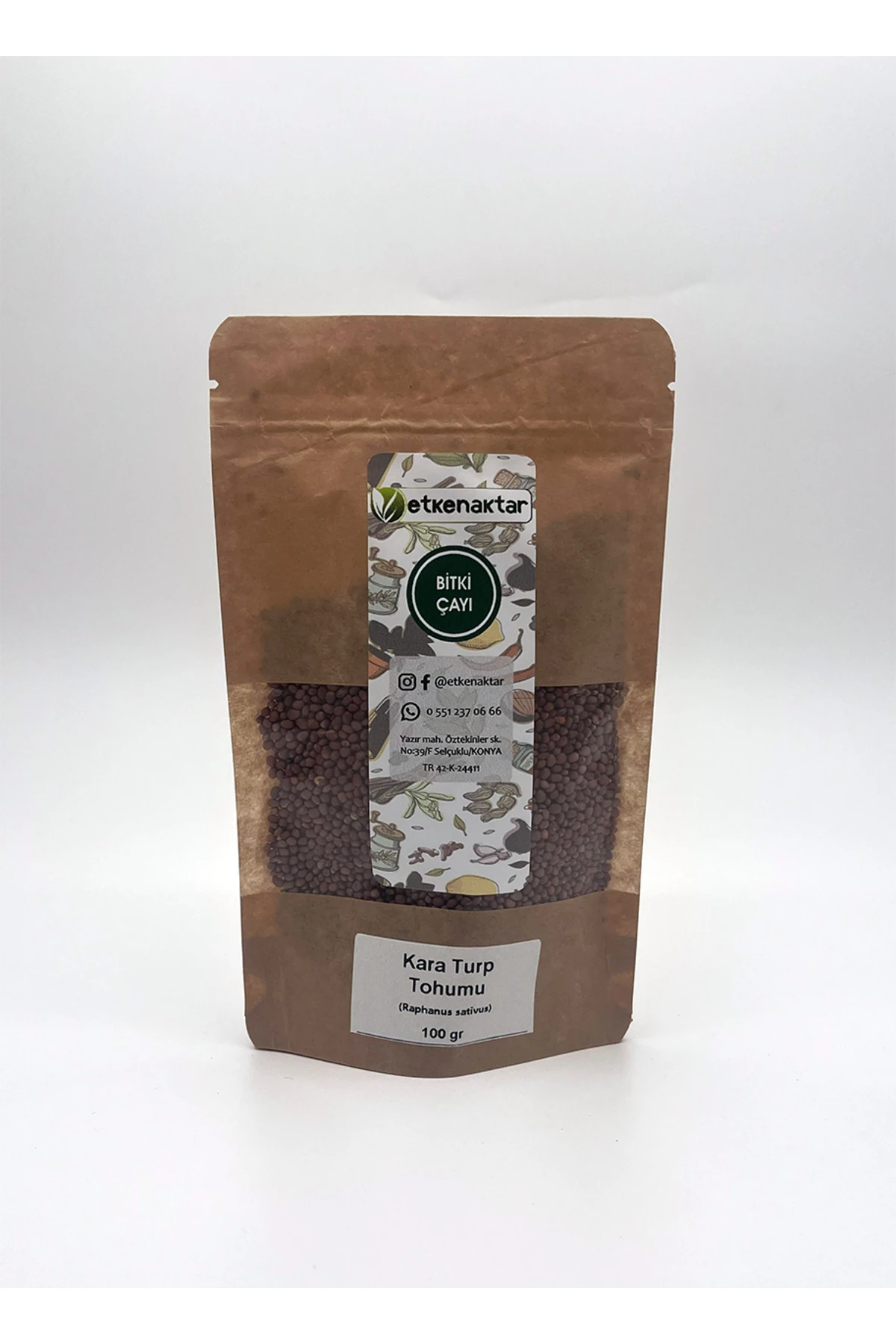 Kara Turp Tohumu 100gr