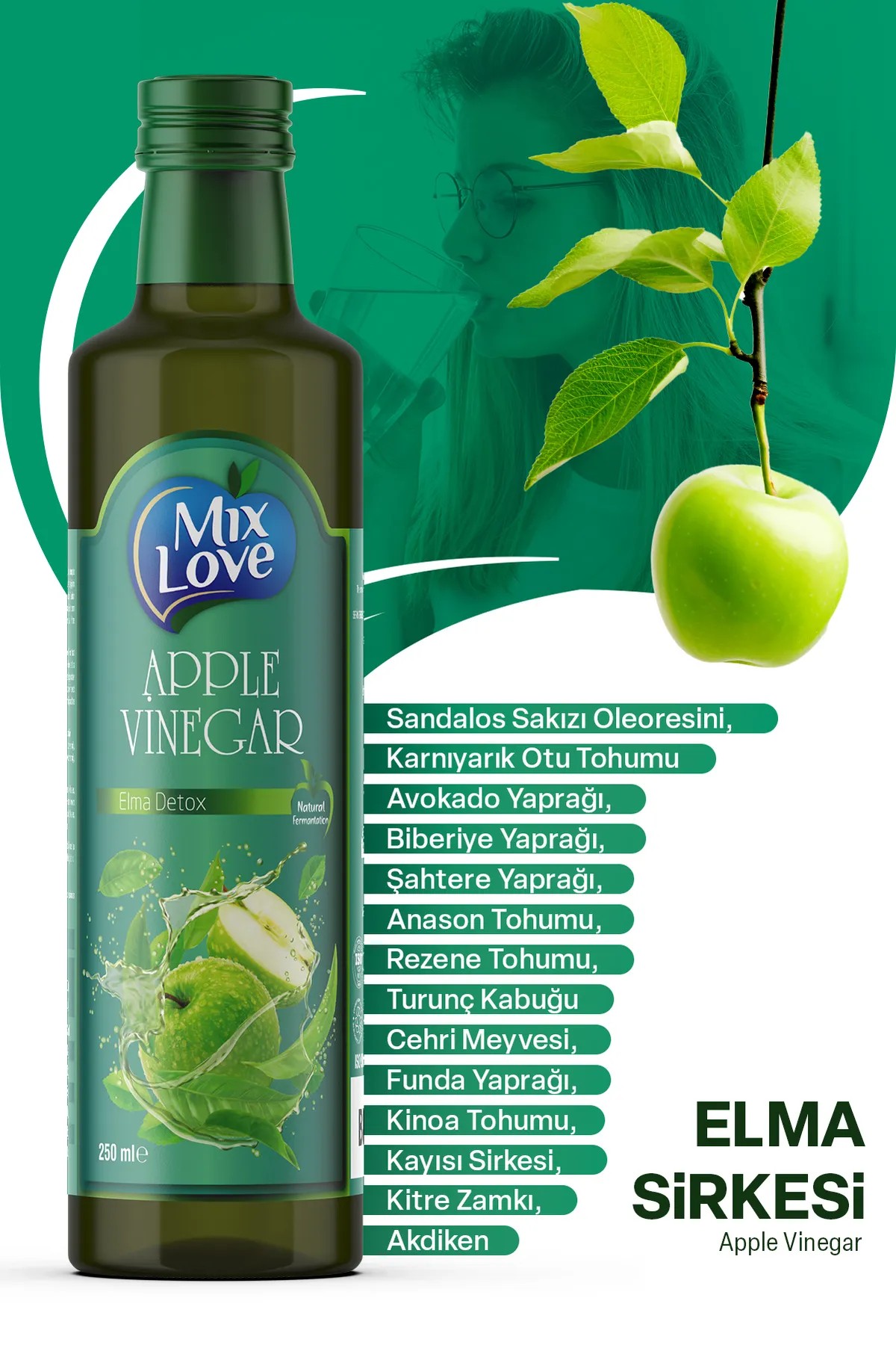 Elmalı Detox Sirke 250ml
