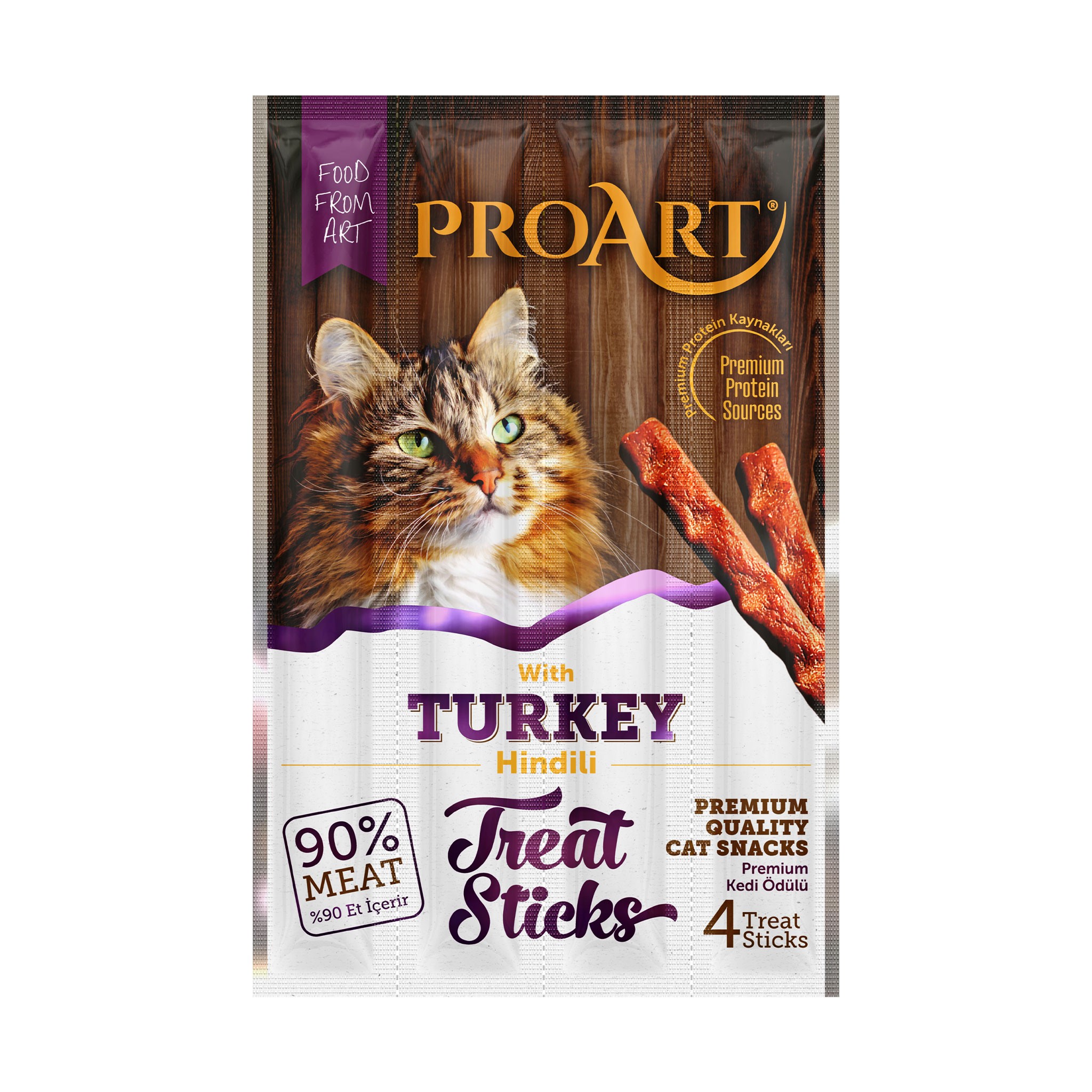 Proart Hindili Yetişkin Kedi Ödül Çubuğu