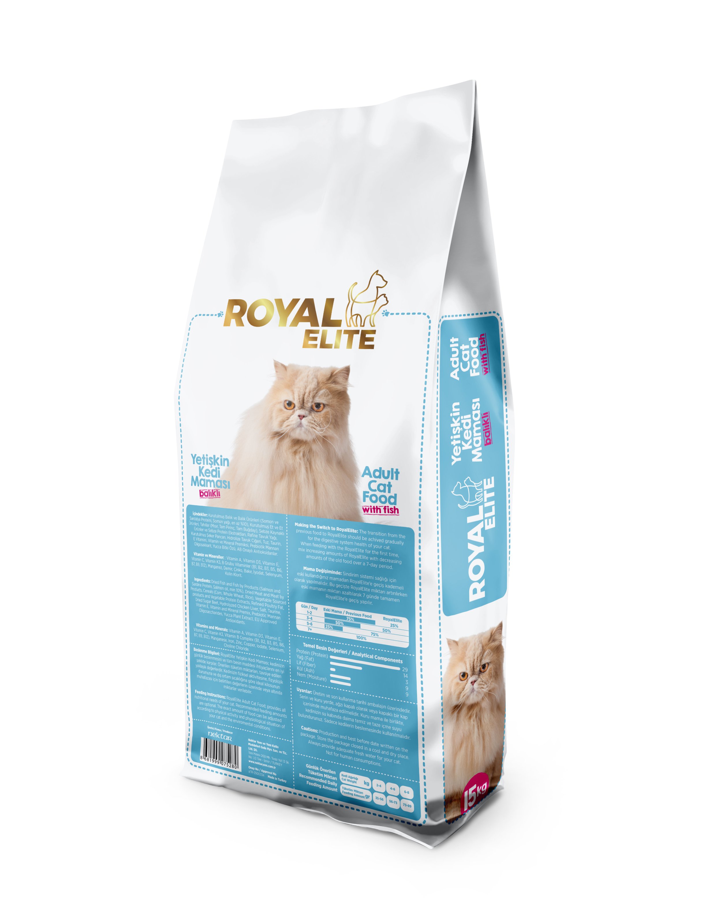 Royal Elite Balıklı Yetişkin Kedi Maması 15 kg