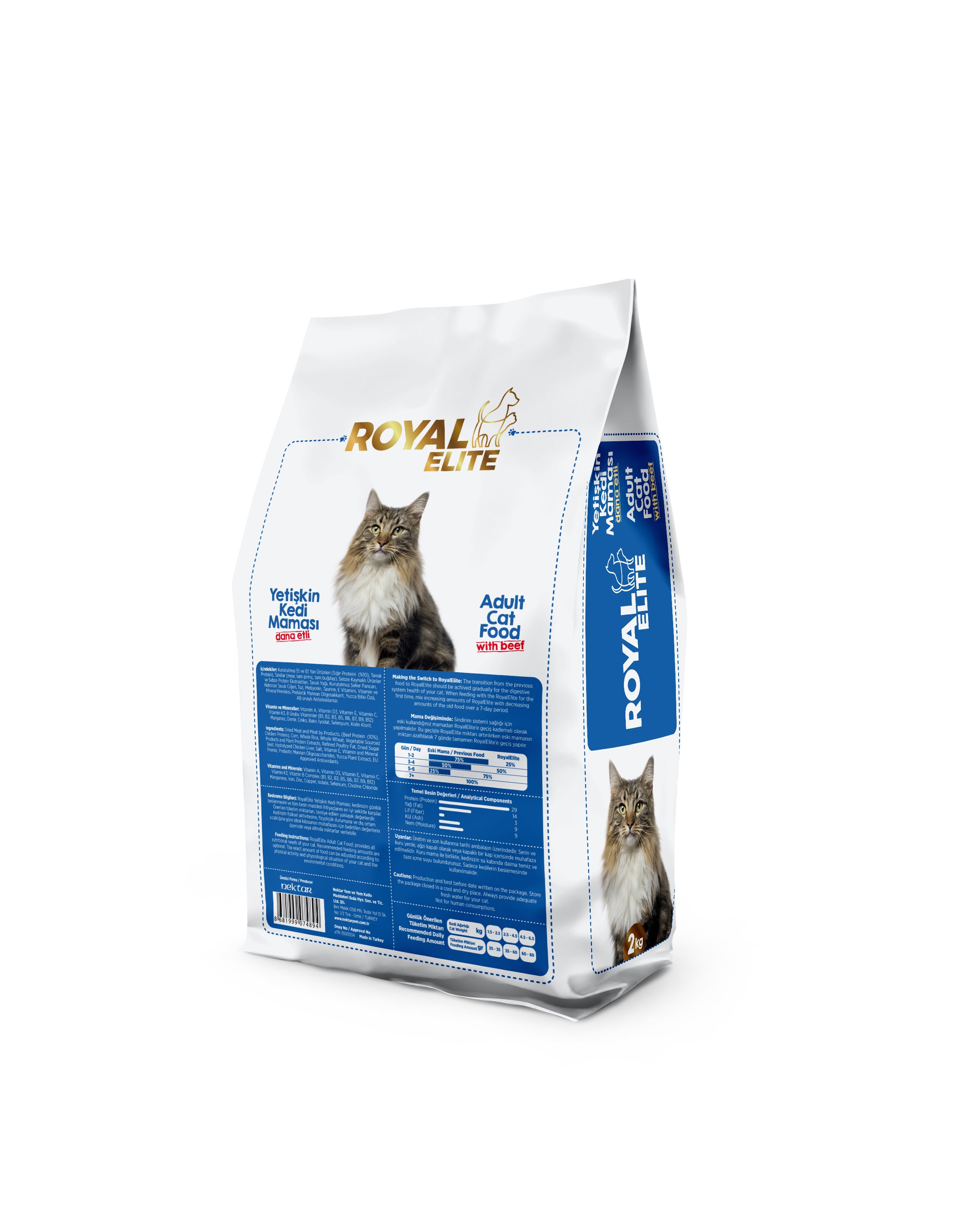 Royal Elite Dana Etli Yetişkin Kedi Maması 2 Kg