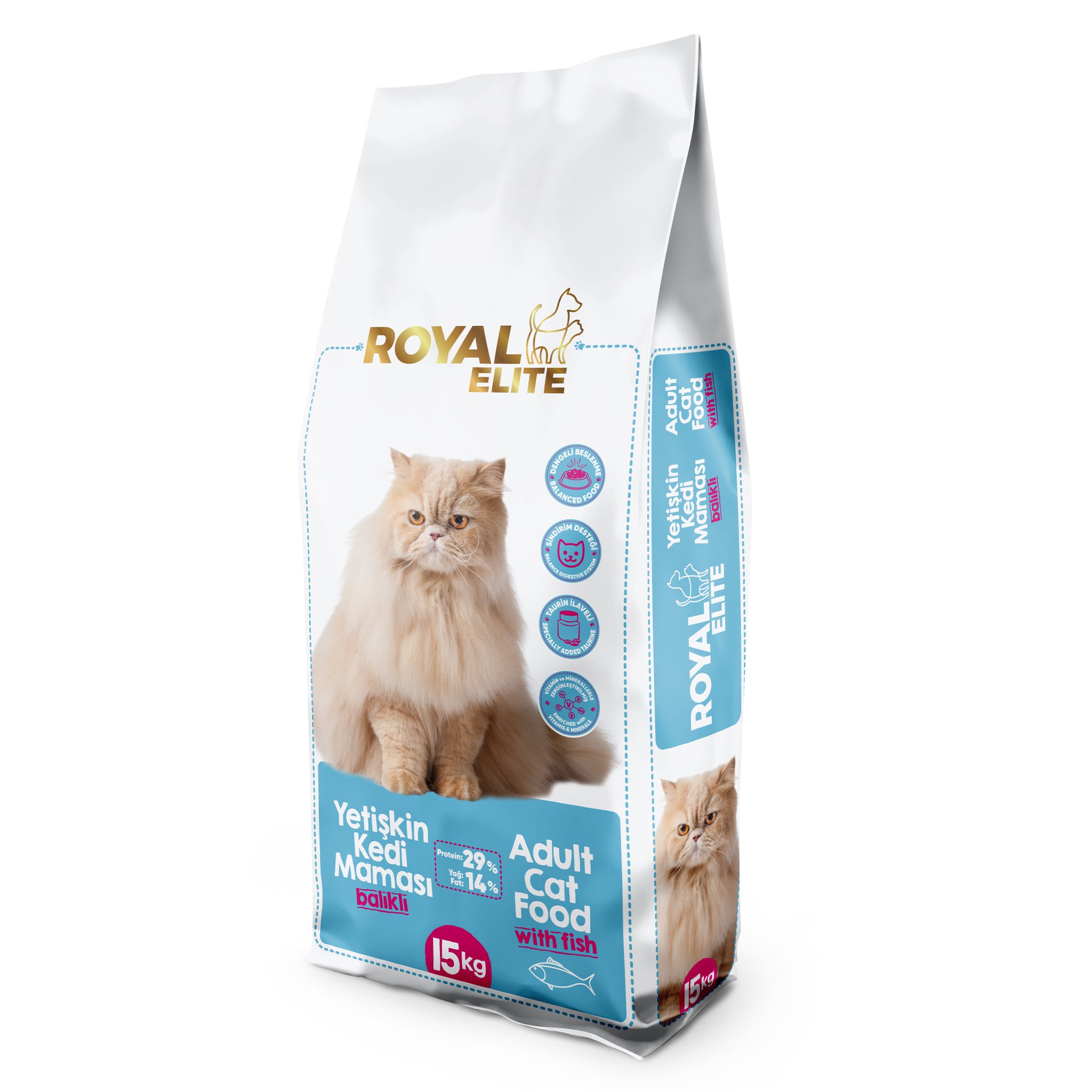 ROYAL ELITE BALIKLI YETİŞKİN KEDİ MAMASI 15KG