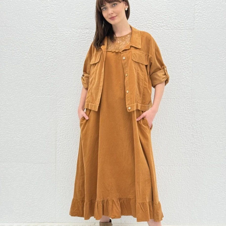 İTHAL KADİFE ELBİSE CEKET TAKIM