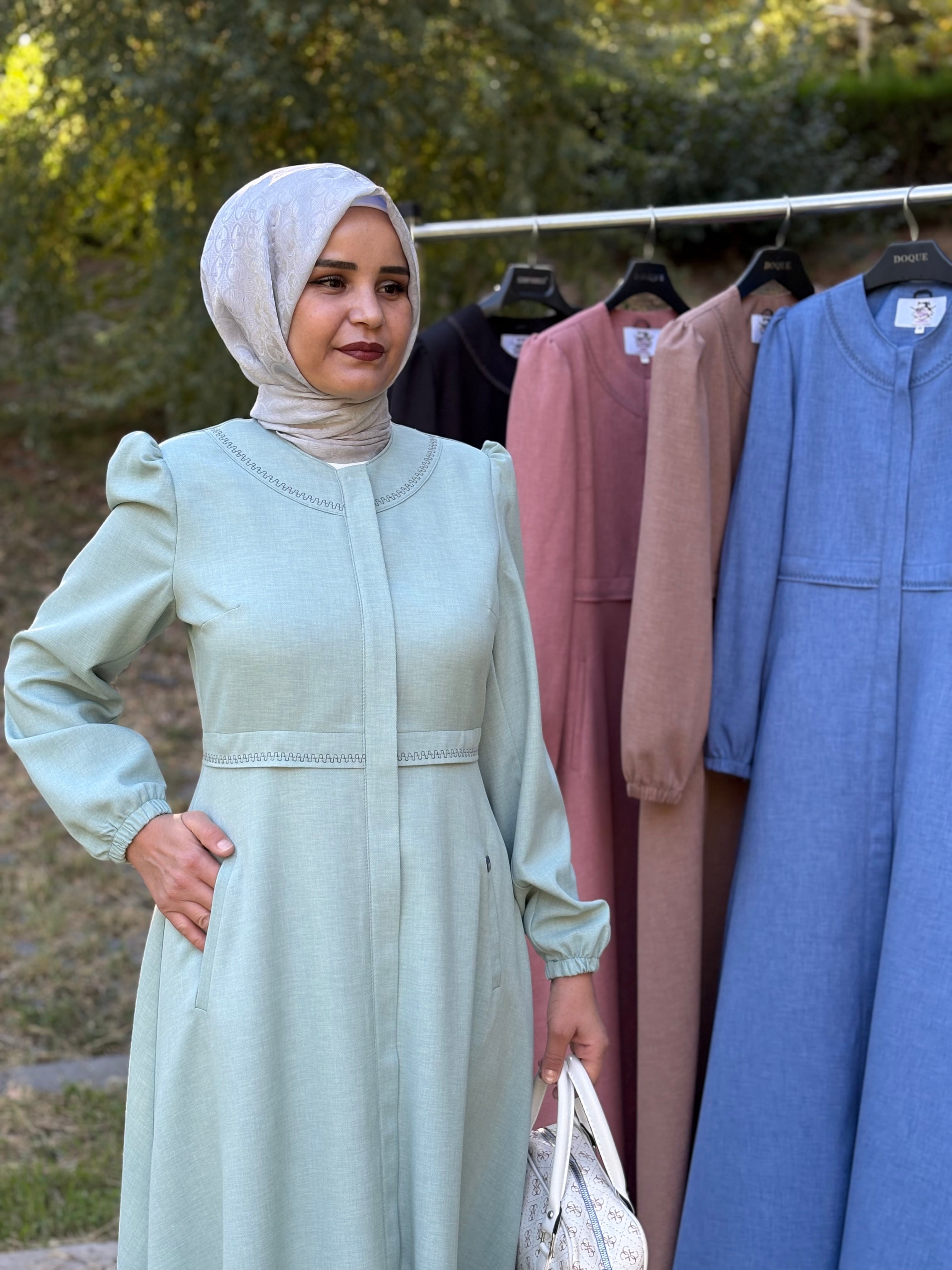 Mevlana Mint Yeşili Pardesü