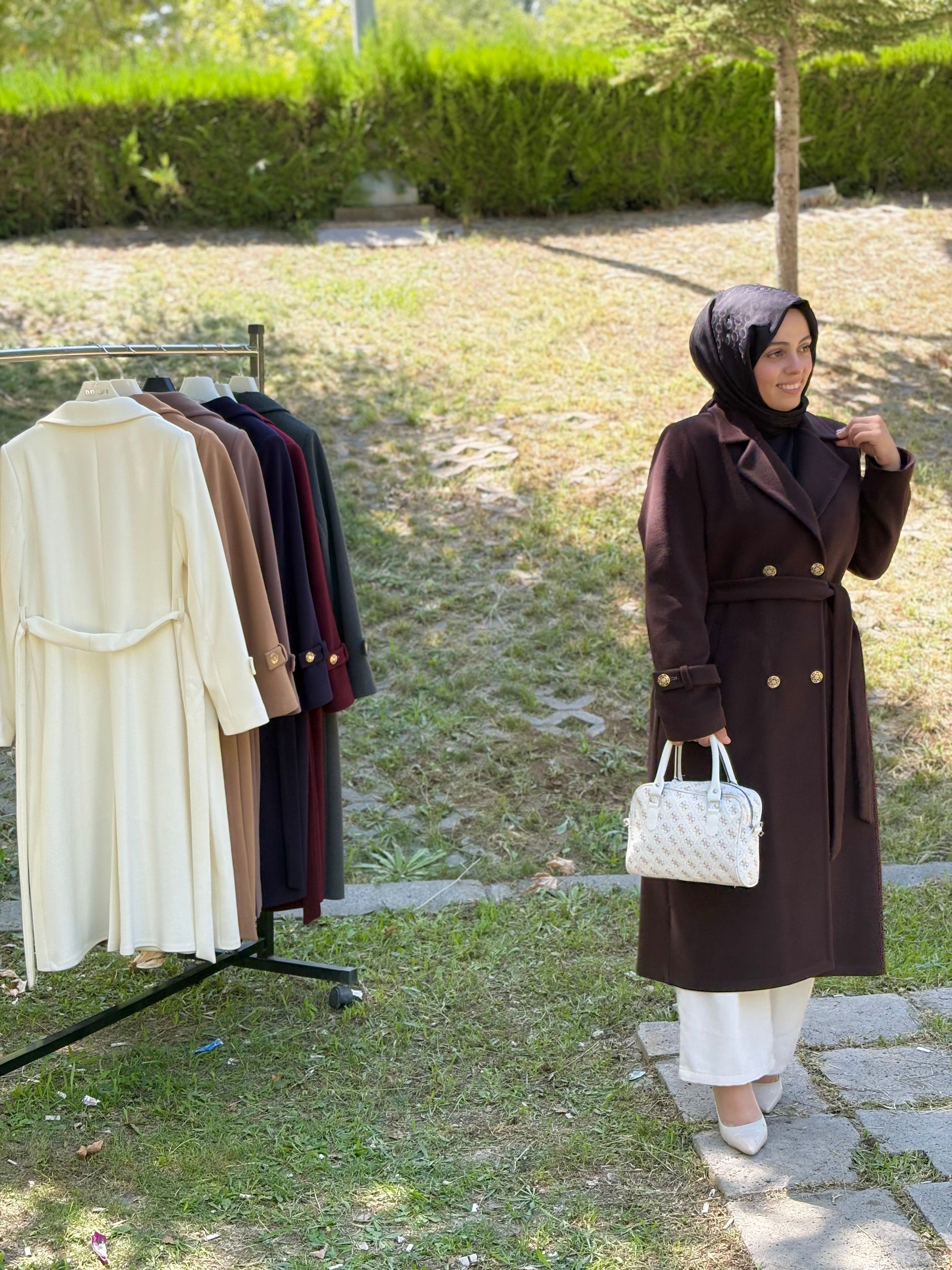 Kahverengi Kaşe Kaban