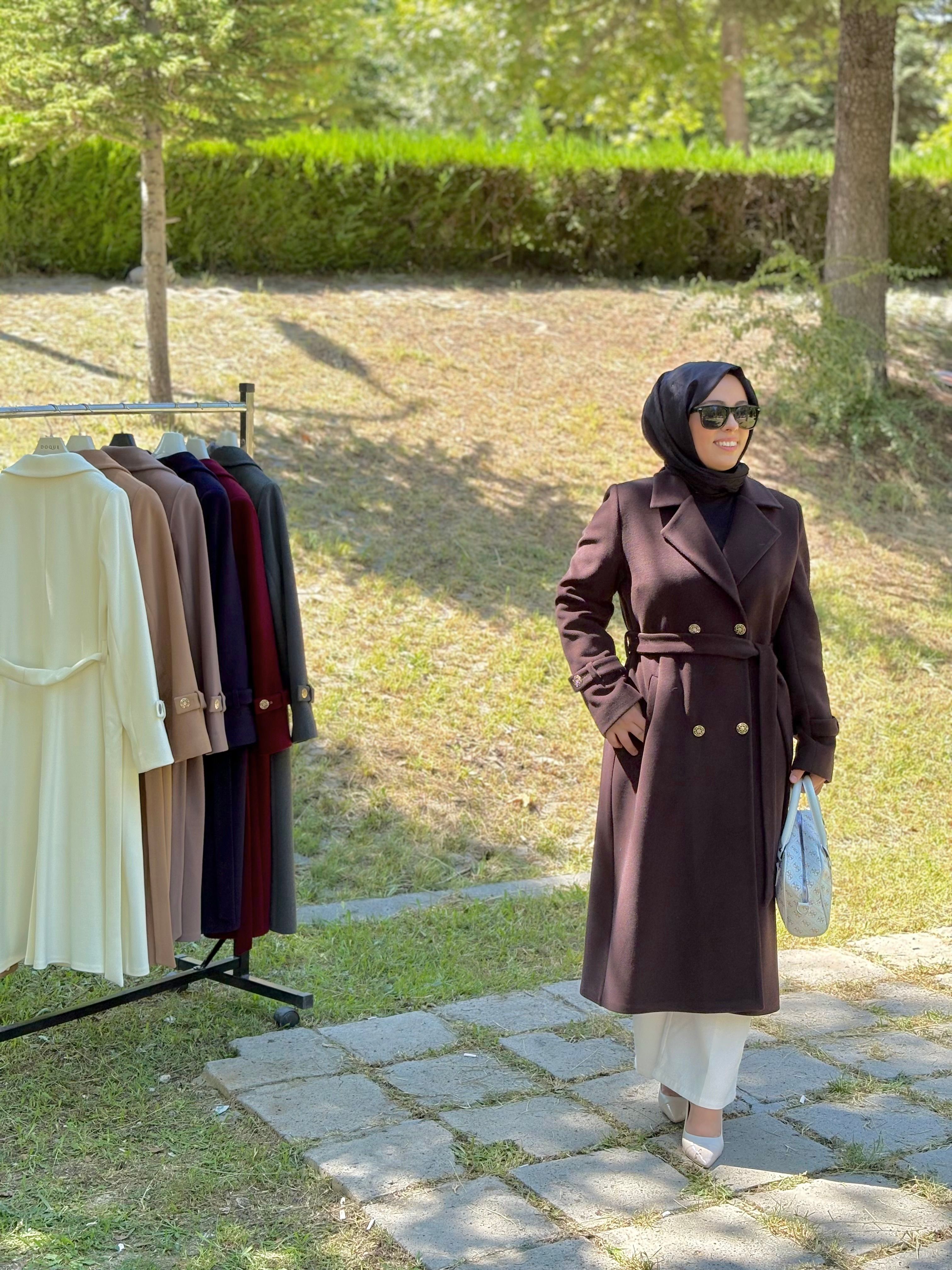 Kahverengi Kaşe Kaban