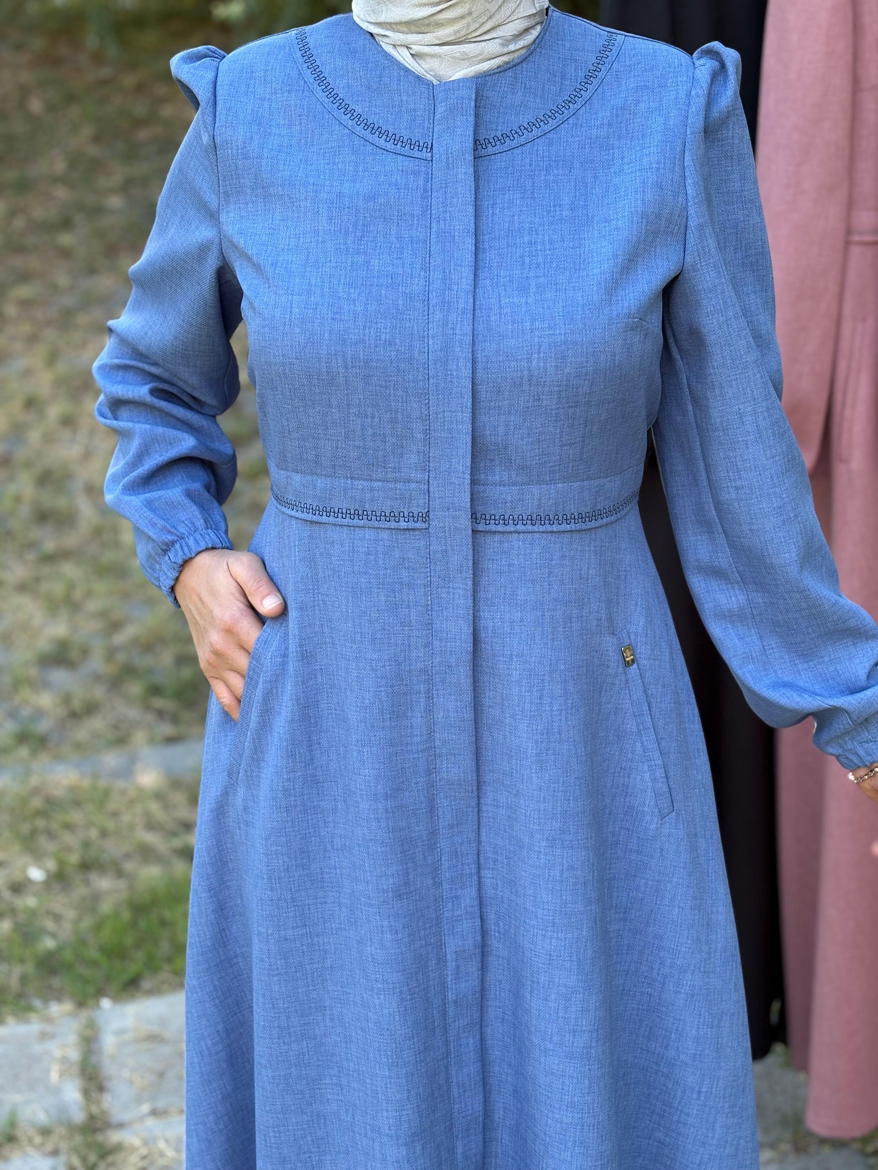 Mevlana İndigo Pardesü