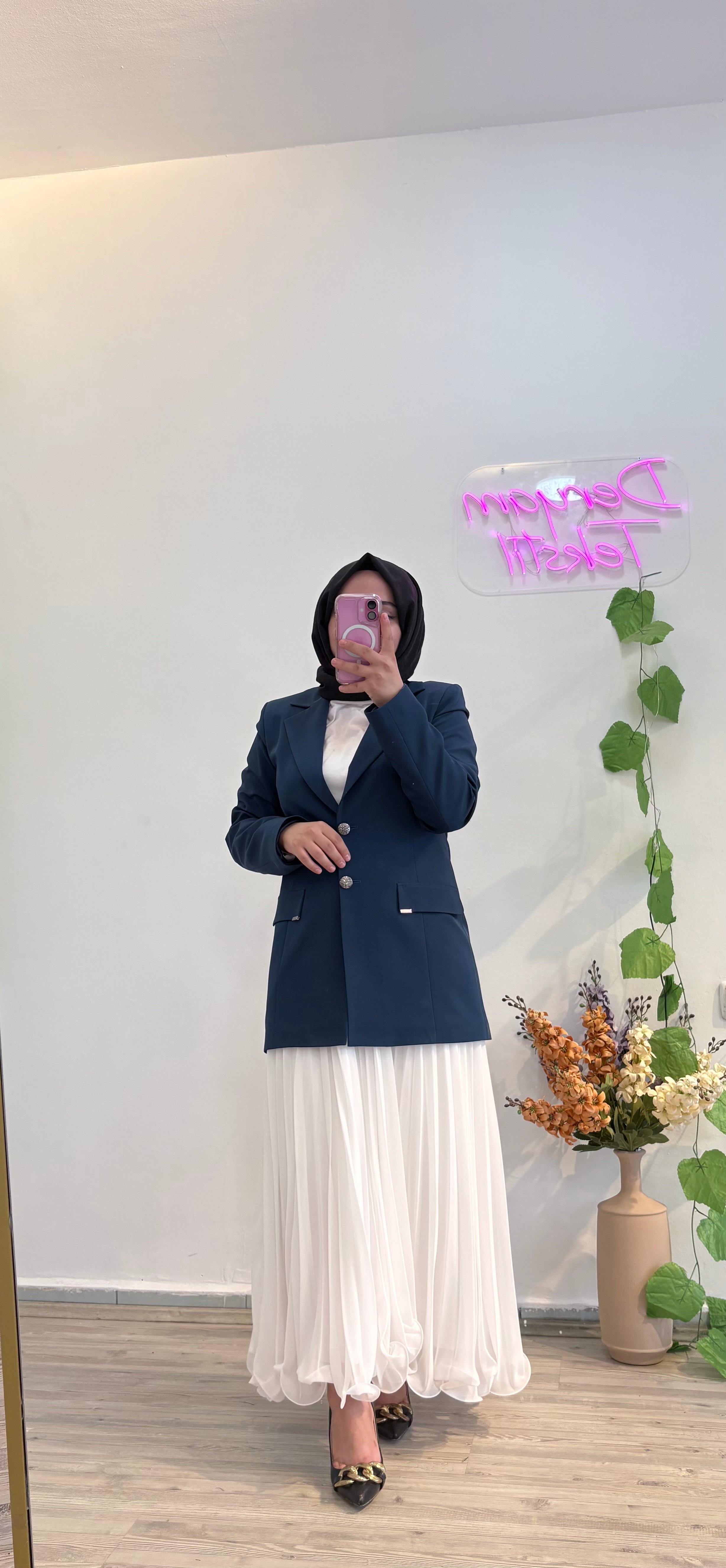 Hüma İndigo Ceket