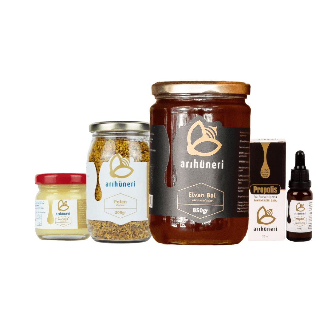 Bee Yoga Energy Package - Honey, Royal Jelly, Propolis and Pollen