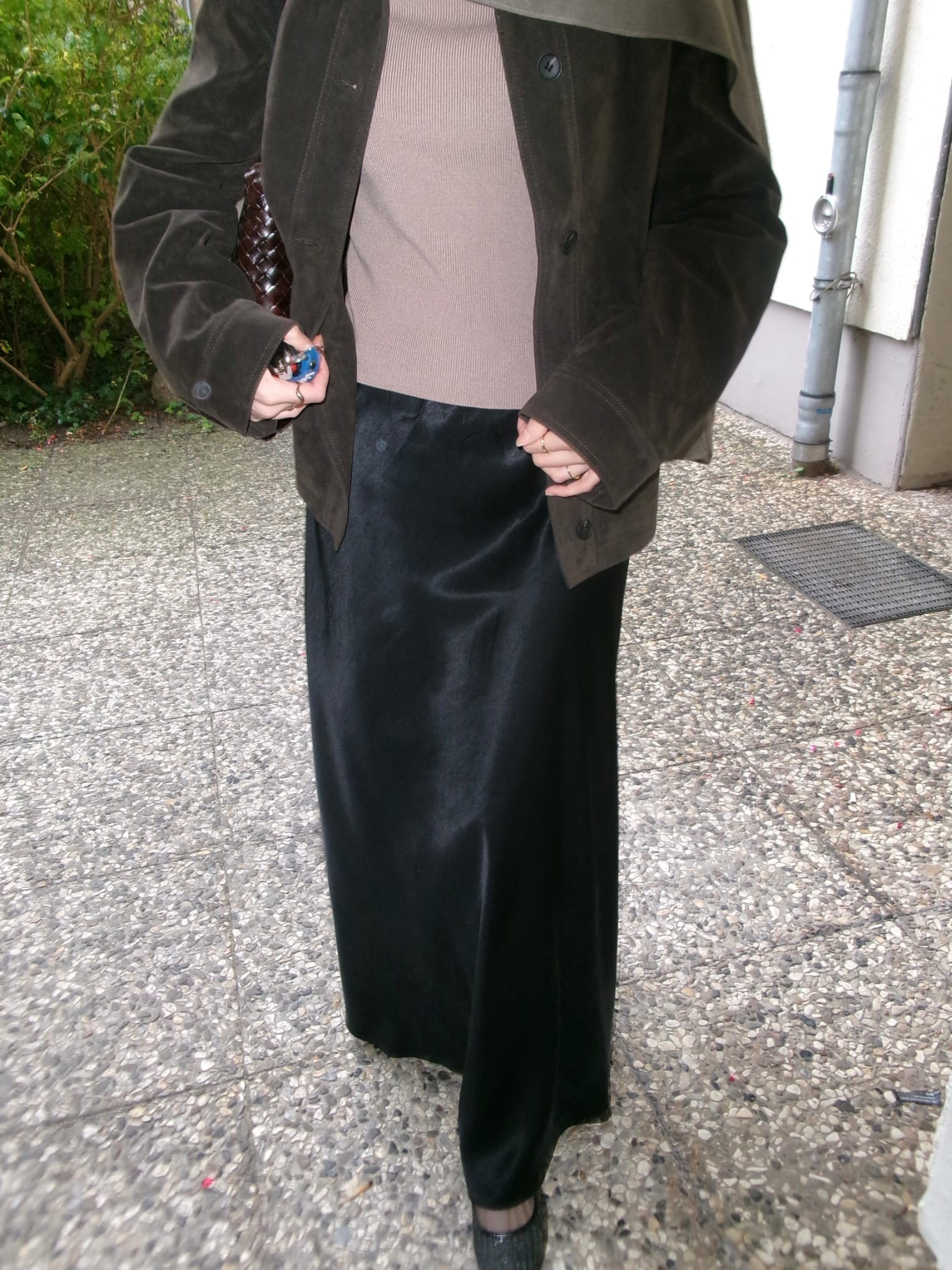 Siyah Cupro Etek Numune