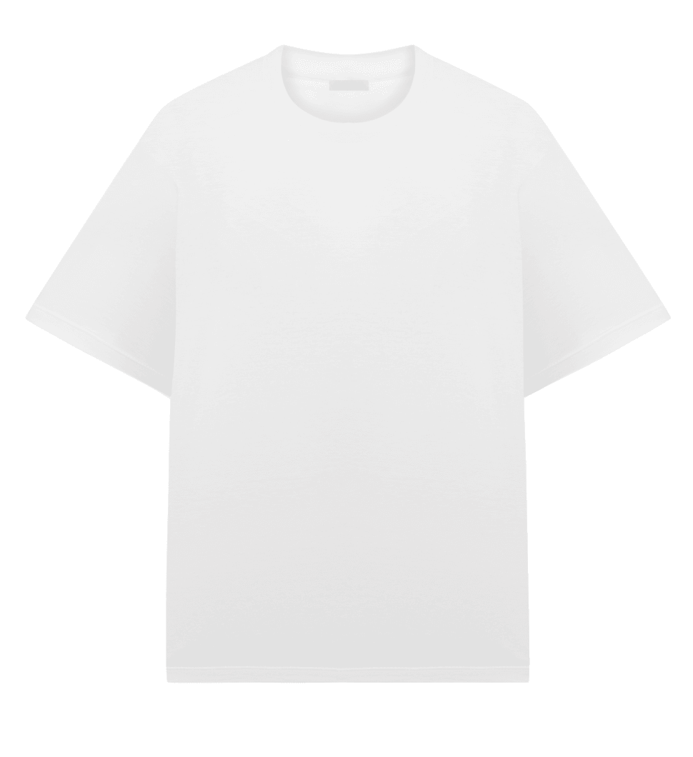 Erkek Basic T-Shirt White 100 % Pamuk
