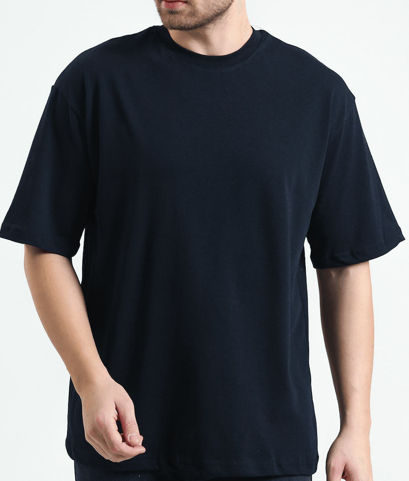 Erkek Basic T-Shirt Black 100 % Pamuk