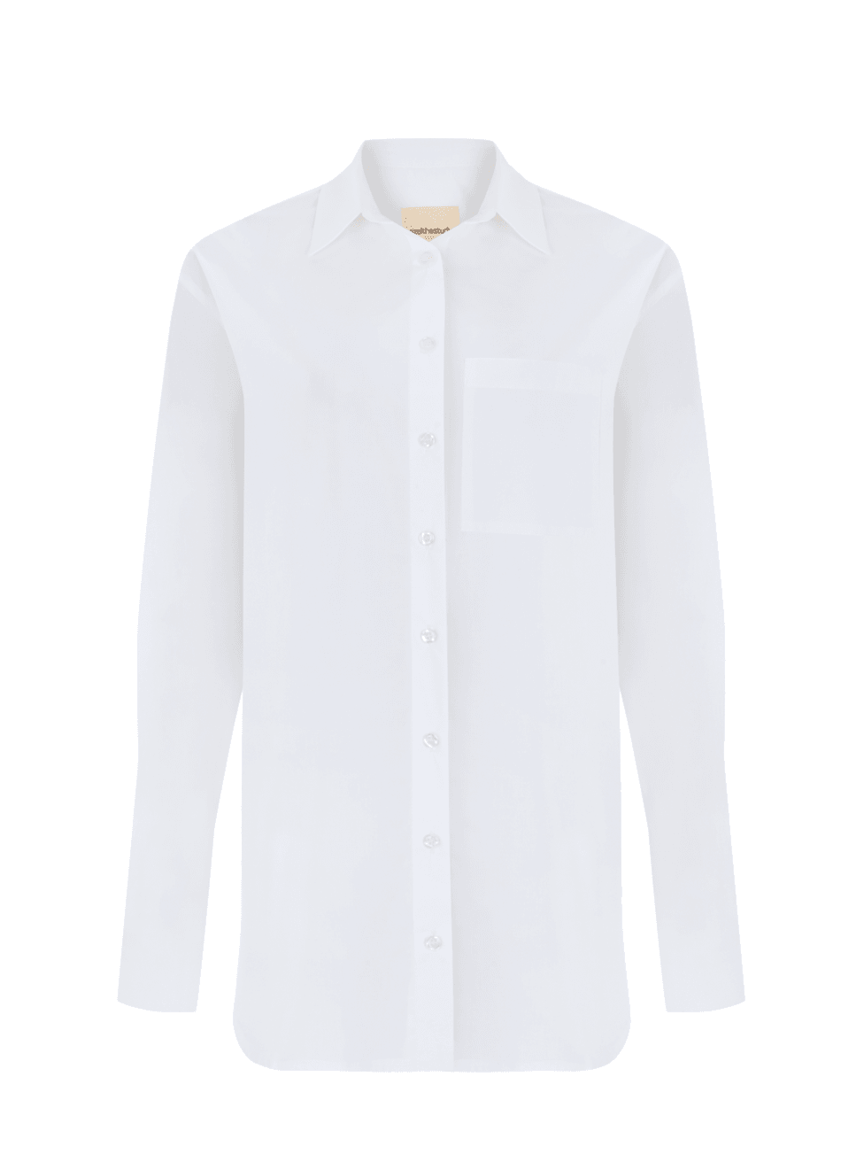 Basic Gömlek Beyaz 100 % Pamuk