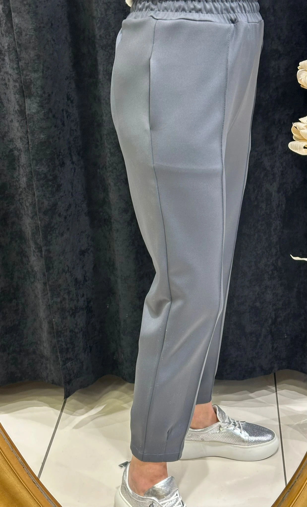 SUCUBA JOGUR BELİ LASTİKLİ PANTOLON - ANTRASİT