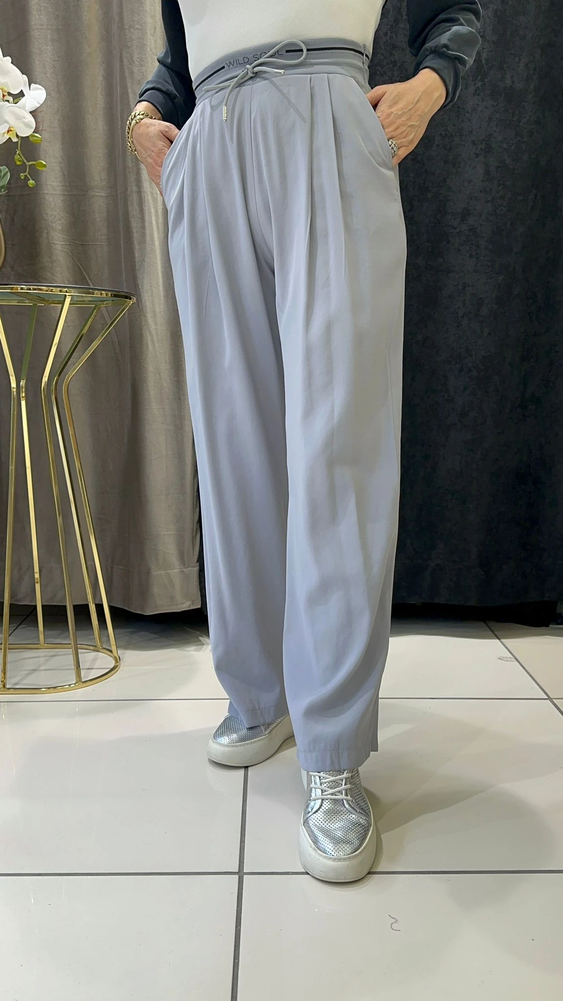 QUPRA TENSEL PALAZZO PANTOLON BELİ RİBANA DETAY