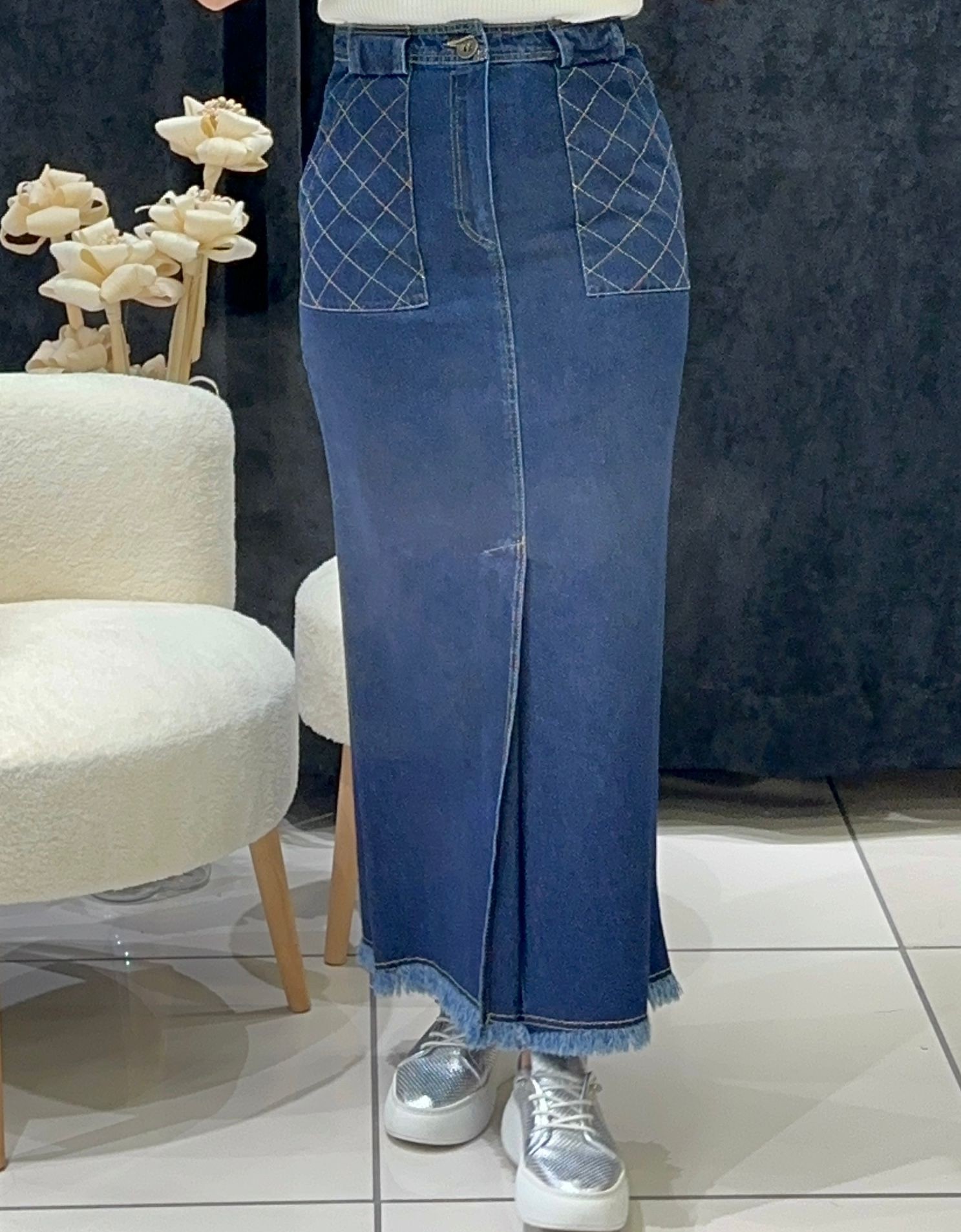 PUREVA JEANS KOT ETEK 11 ONS