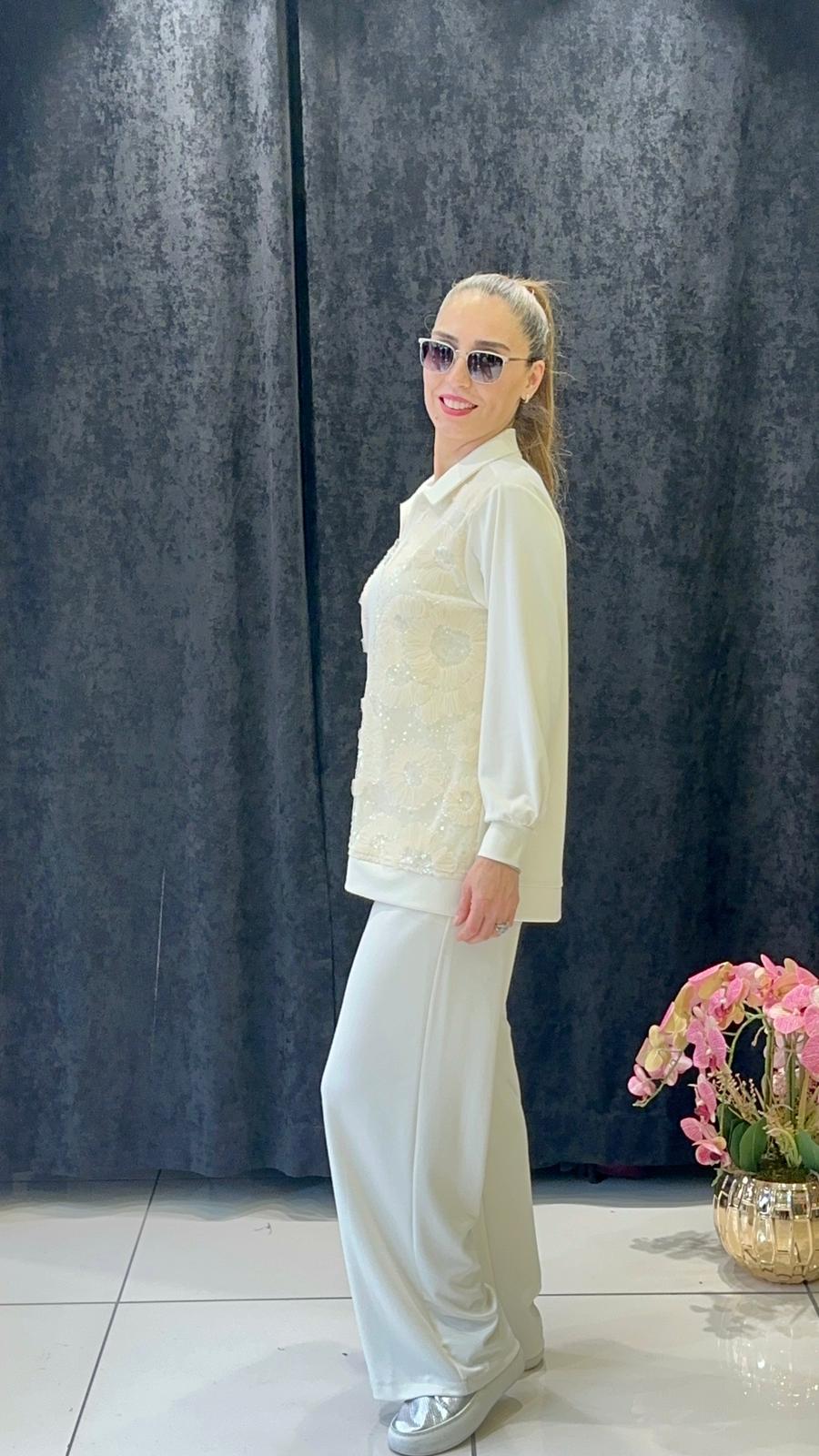 OYSHO PULLU PAPATYA  DETAY BAMBI CEKETİKİLİ TAKIM 