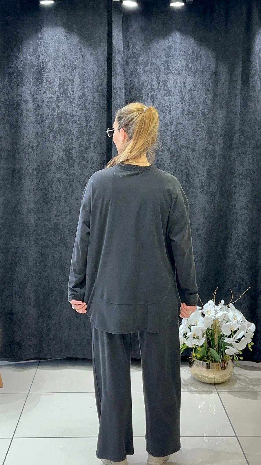 OYSHOO TAKIM PANTOLON BELİ LASTİKLİ VE CEPLİ 