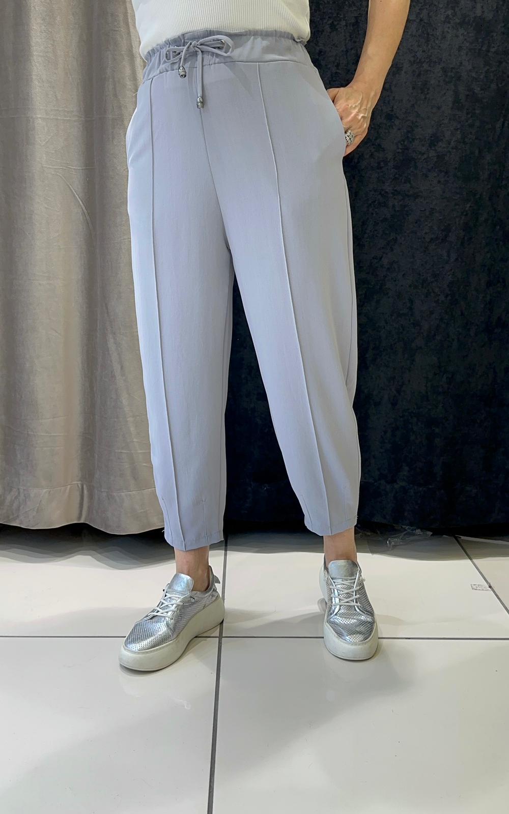 JOGUR PAÇA HELSİNKİ  BELİ LASTİKLİ PANTOLON - GRİ