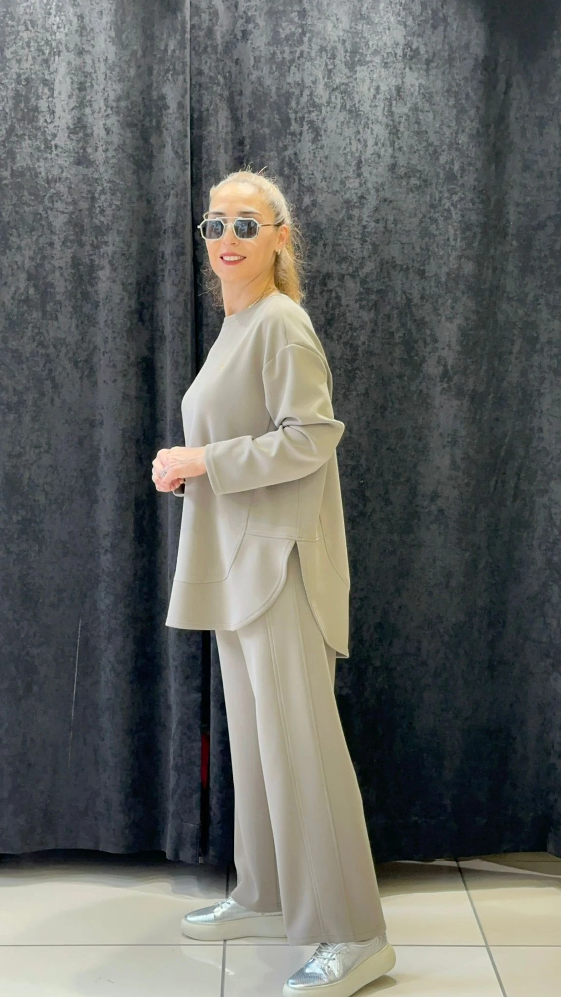 OYSHOO TAKIM PANTOLON BELİ LASTİKLİ VE CEPLİ  - HAKİ