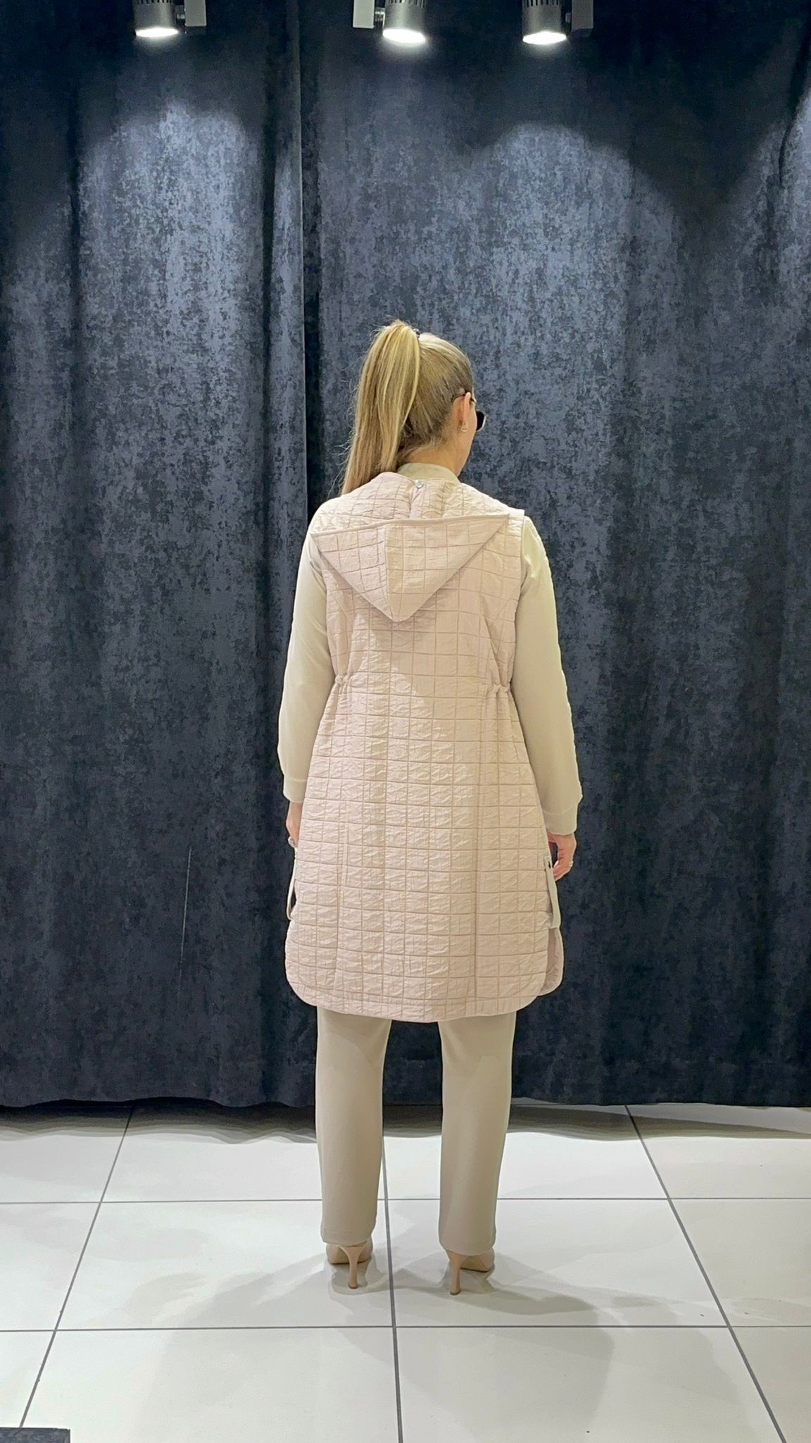 KAPİTONE YEKLİ ÜÇLÜ TAKIM  - BEJ 